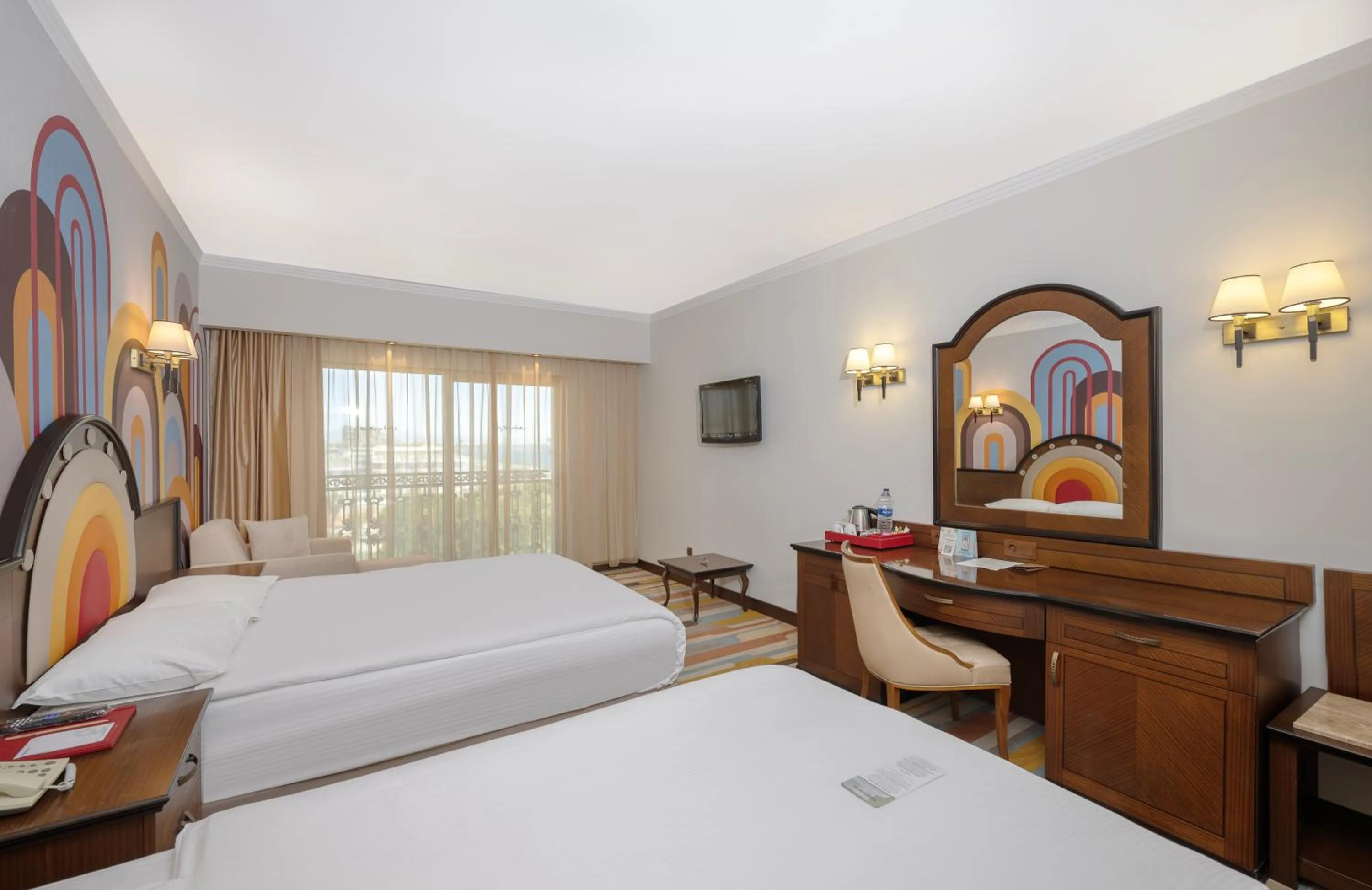 Bed in Megasaray Westbeach Antalya