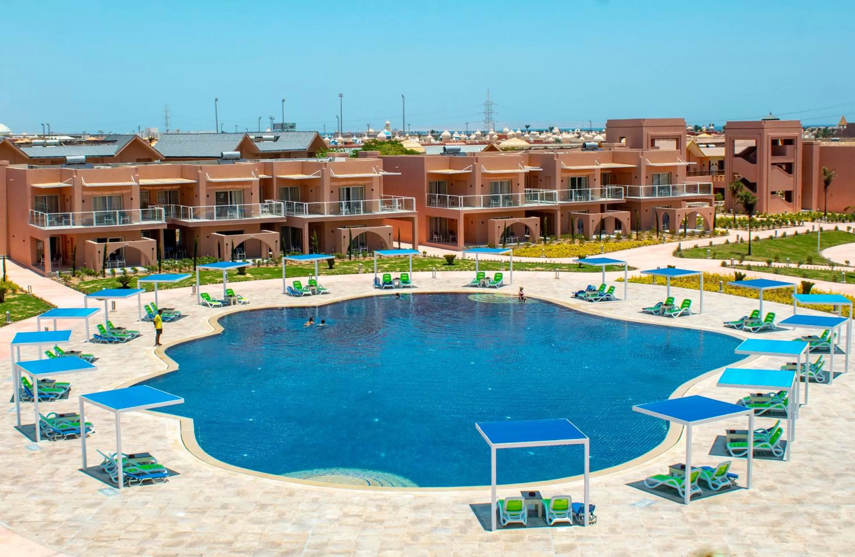 Swimming pool in Neverland City Hurghada - Pickalbatros