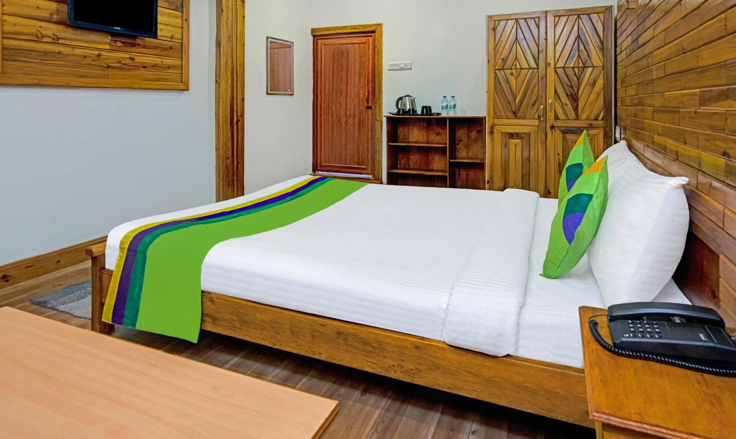 Bedroom, Bed in Treebo Omega Stay Inn