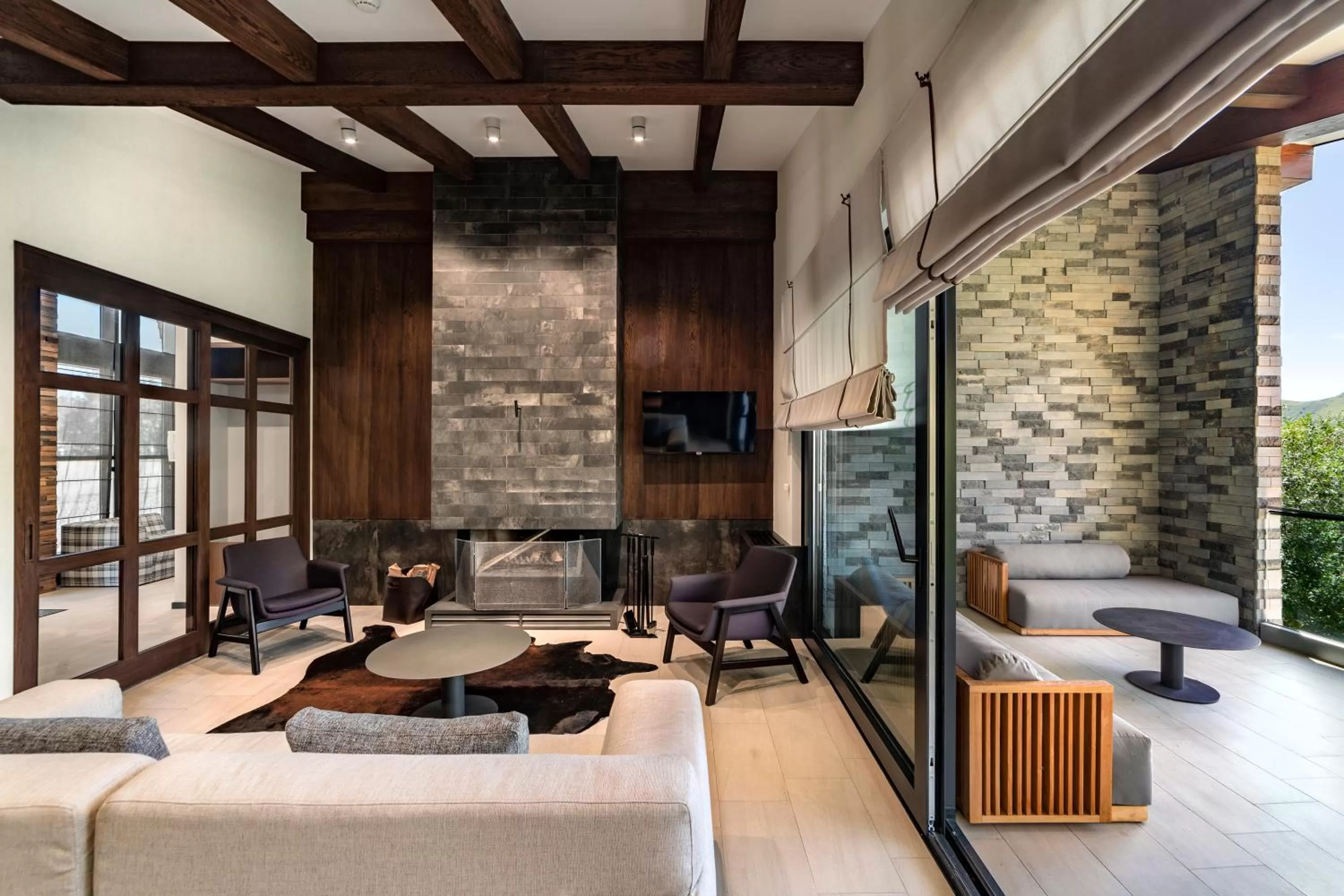 Living room in Marco Polo Hotel Gudauri