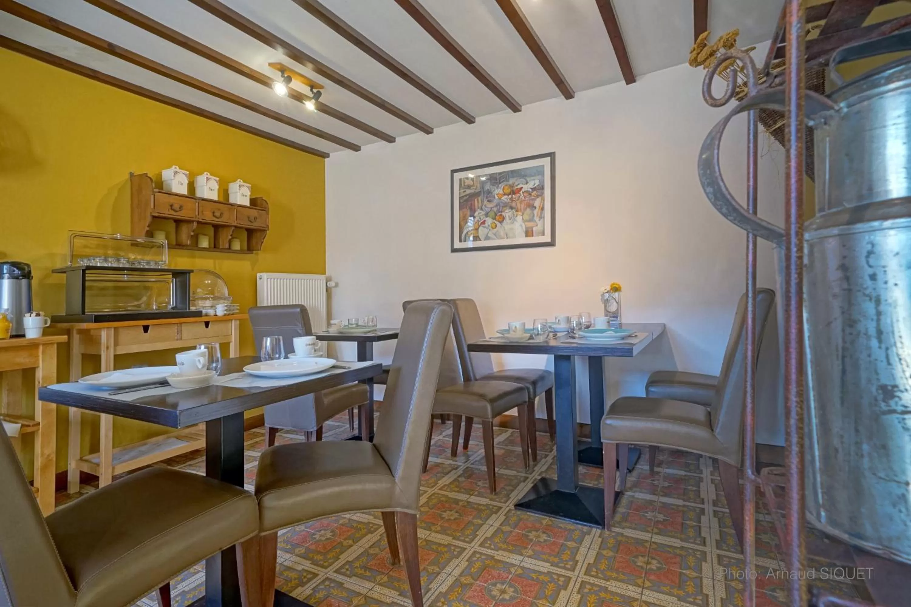 Dining area in ferme st martin