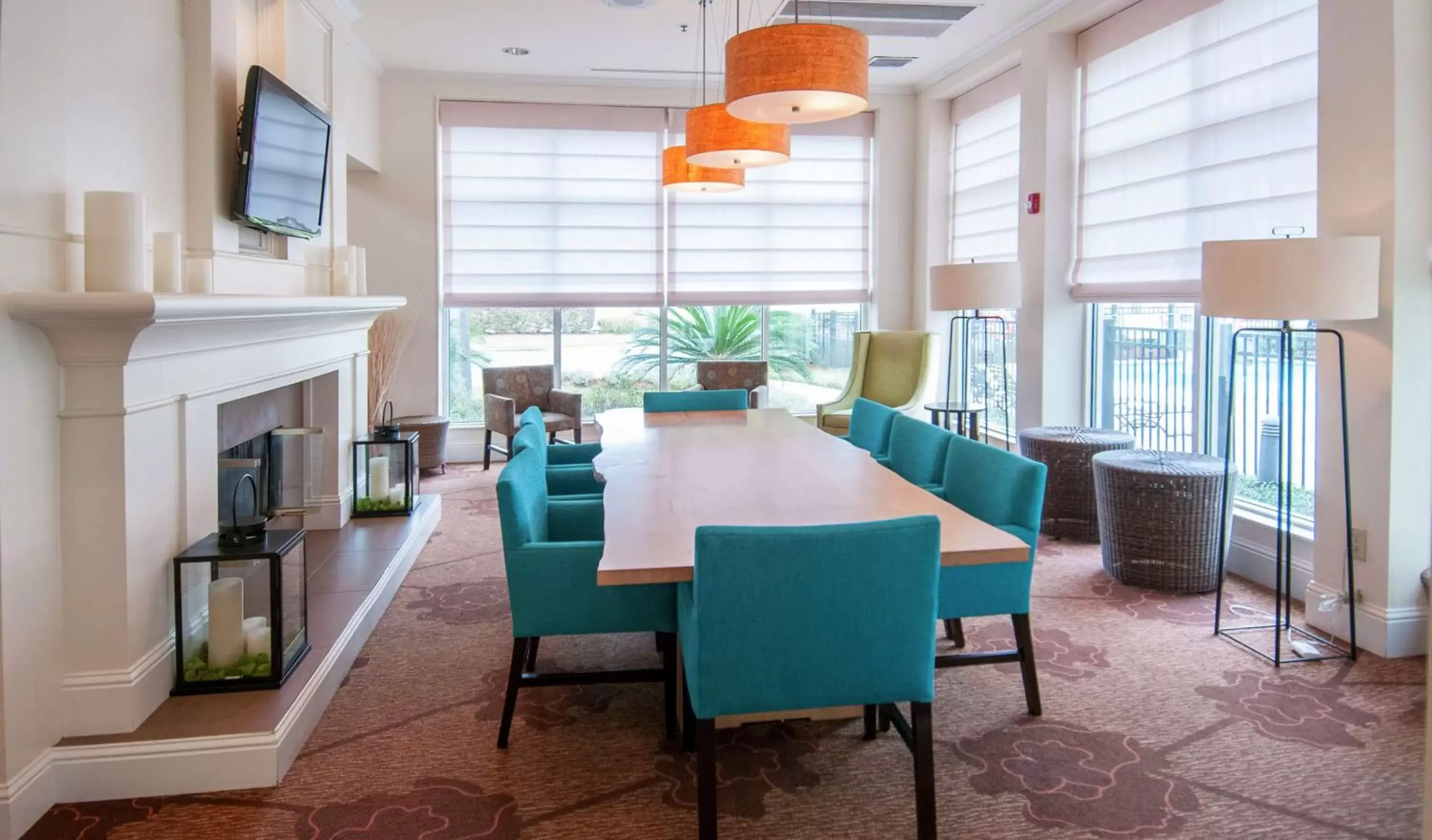 Lobby or reception, Dining Area in Hilton Garden Inn New Orleans Airport