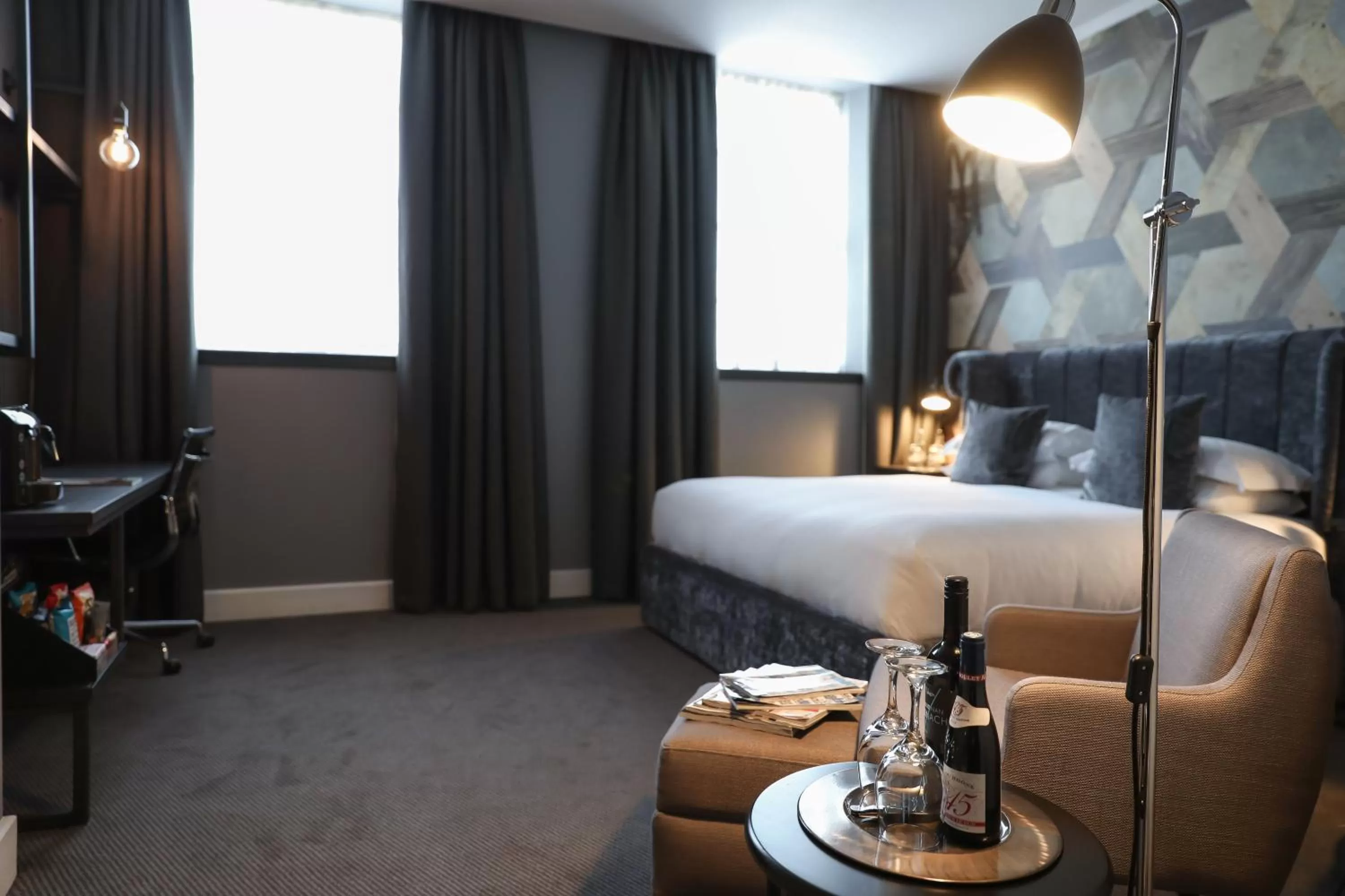 Bedroom, Bed in Malmaison Hotel Leeds