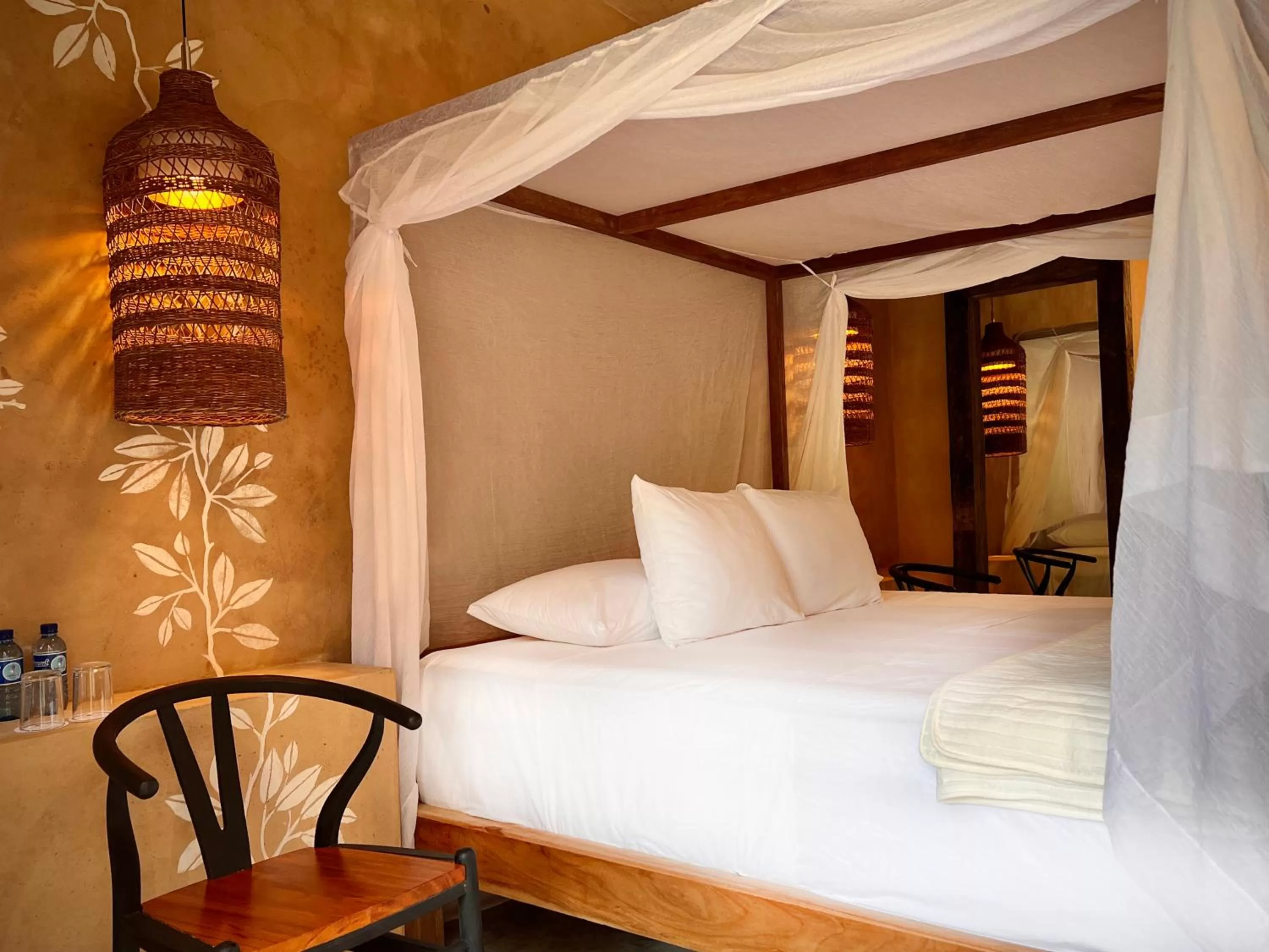 Bed in Hotel Maya Bell