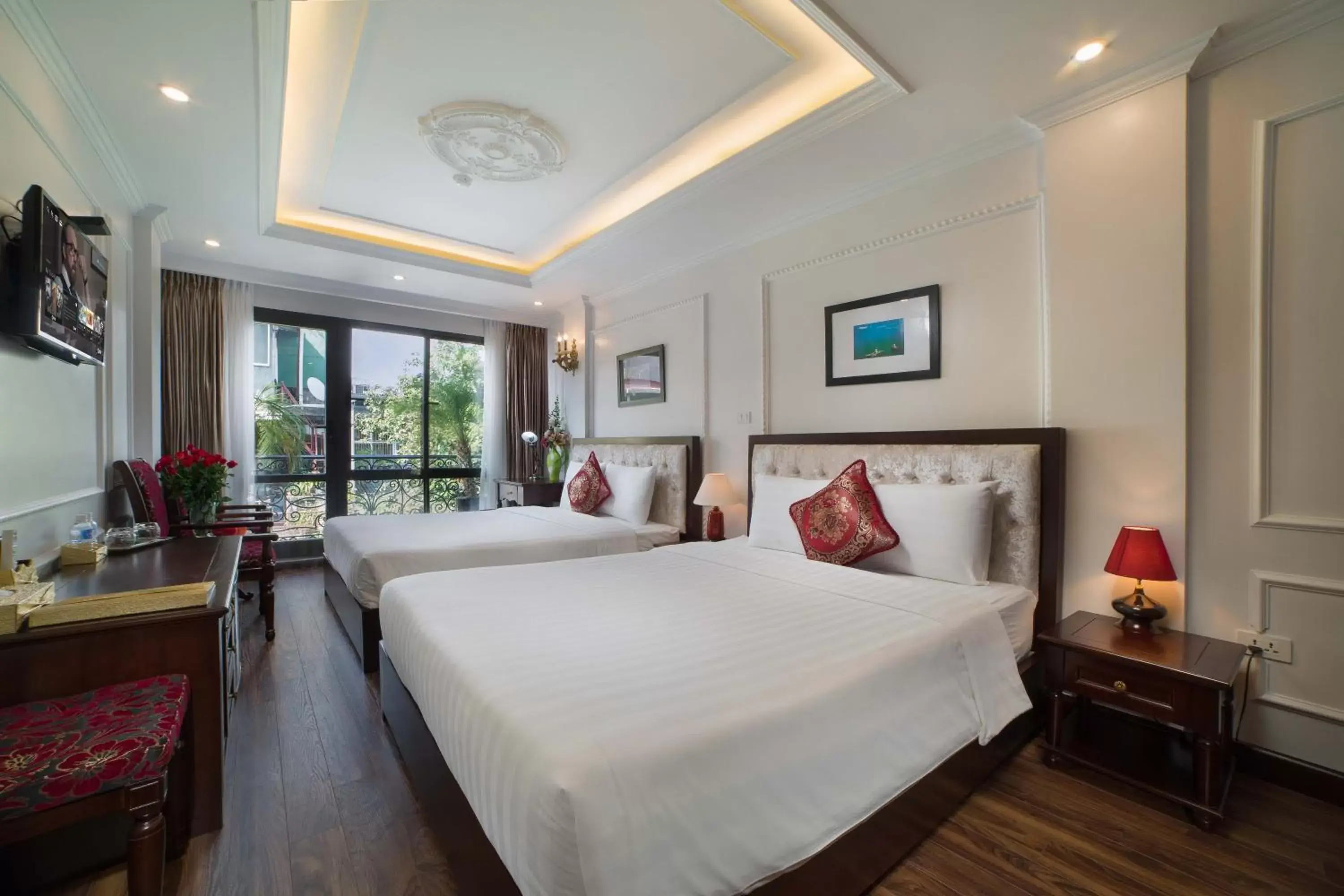 Photo of the whole room, Bed in Golden Sail Hotel & Spa