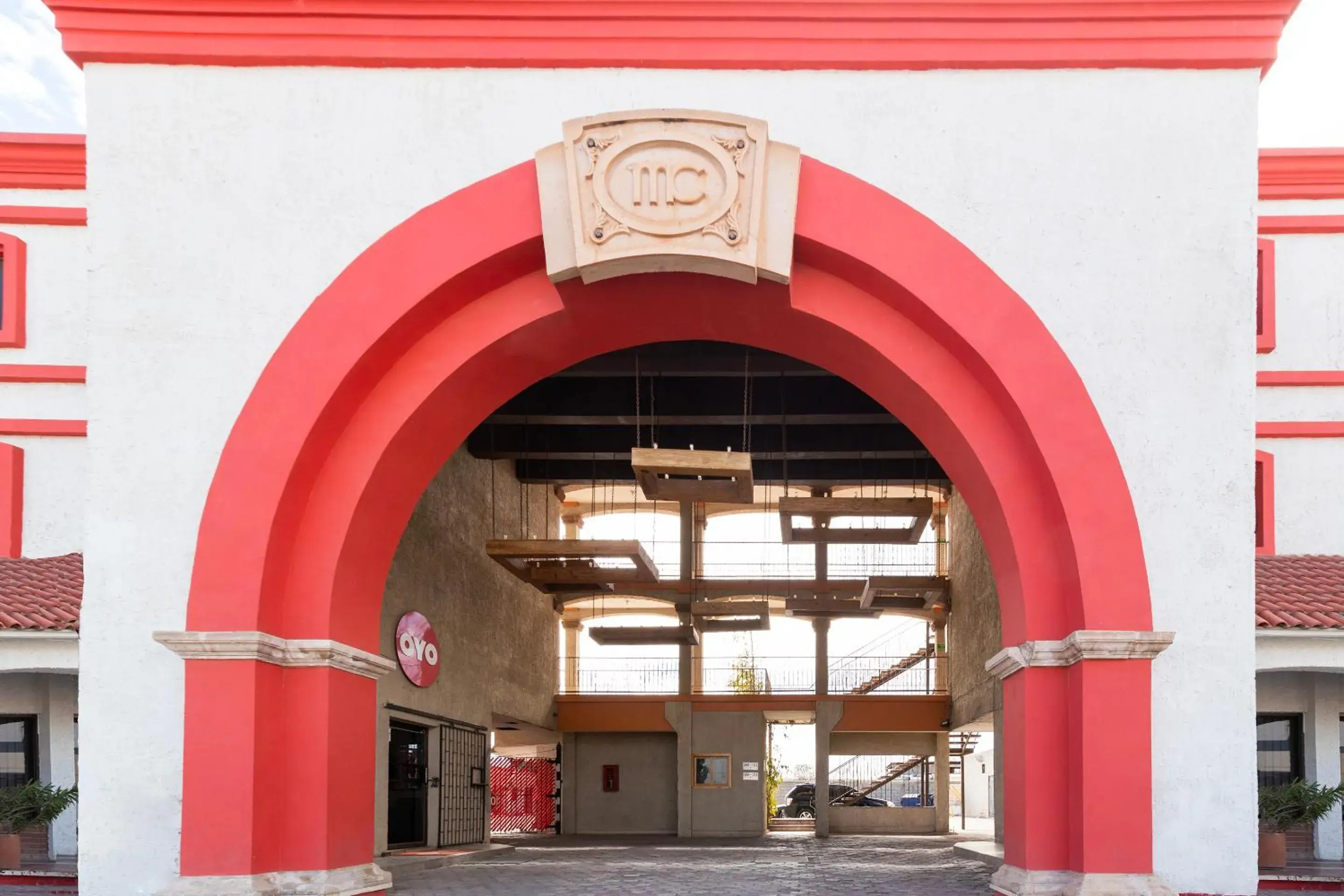 Facade/entrance in OYO Hotel Real Del Sur, Estadio Chihuahua