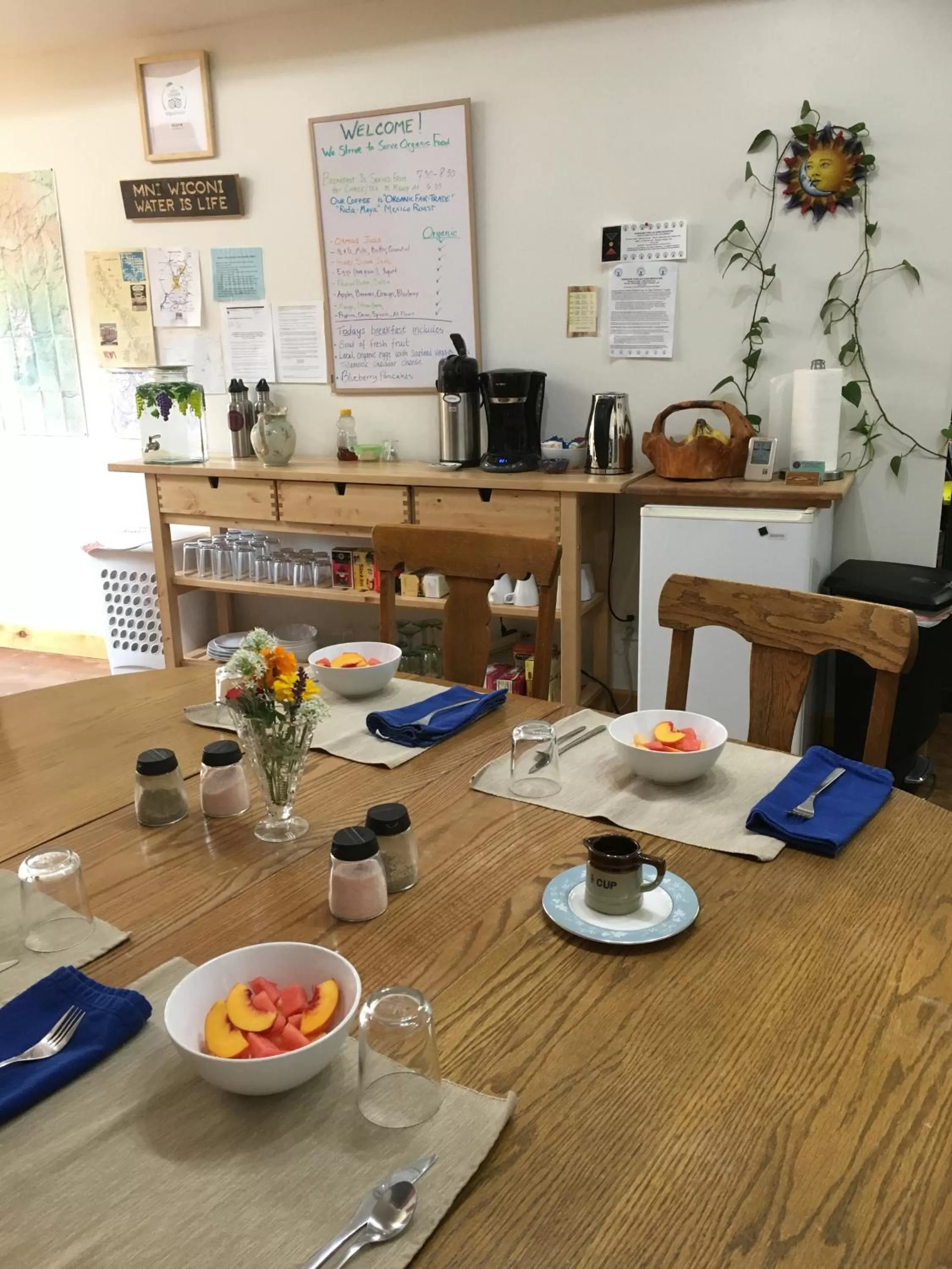 Food and drinks in Red Moon Lodge