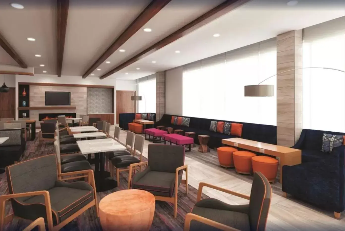 Lounge or bar in La Quinta Inn & Suites Limon by Wyndham Lounge or bar in La Quinta Inn & Suites Limon by Wyndham