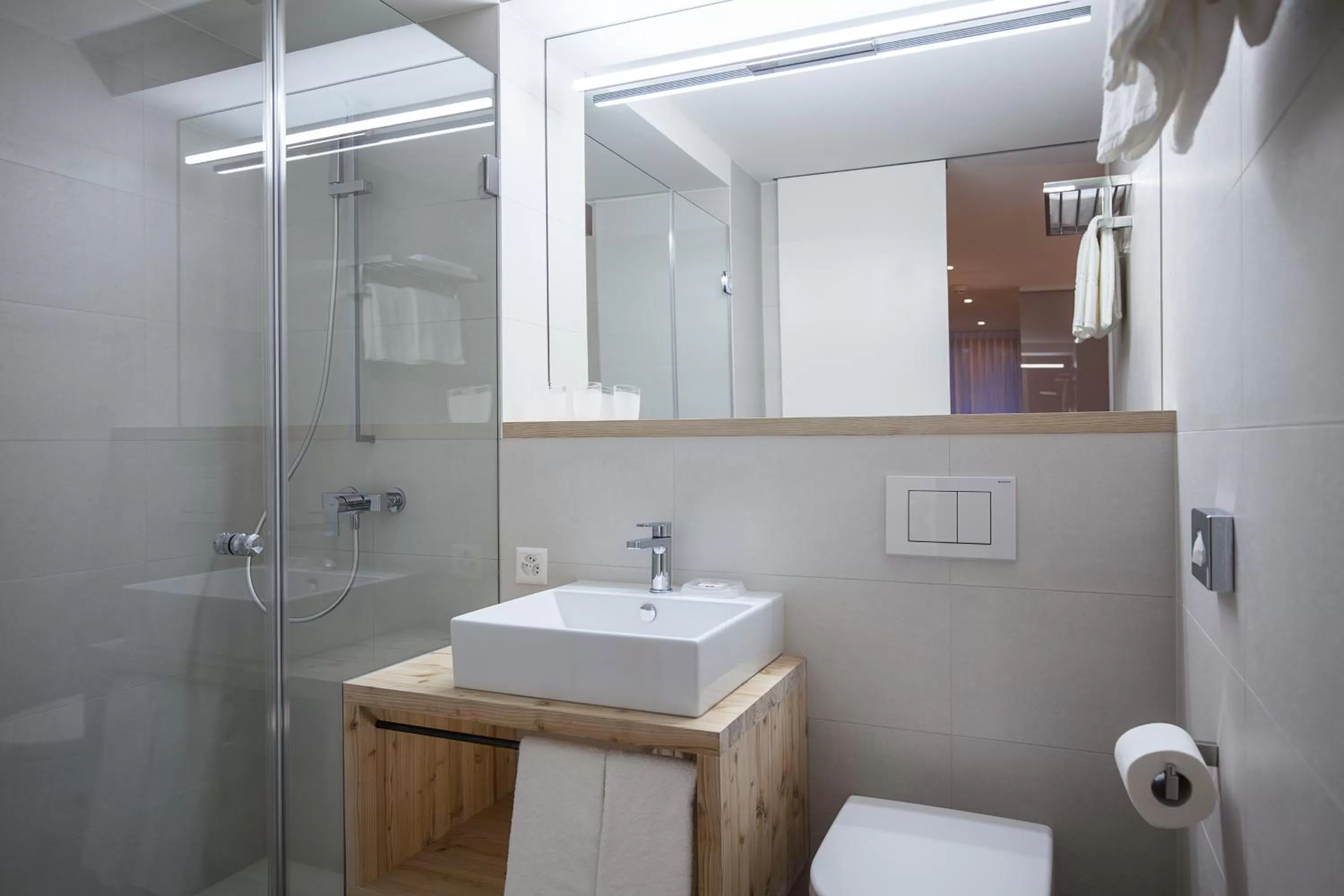 Toilet in Randolins Familienresort