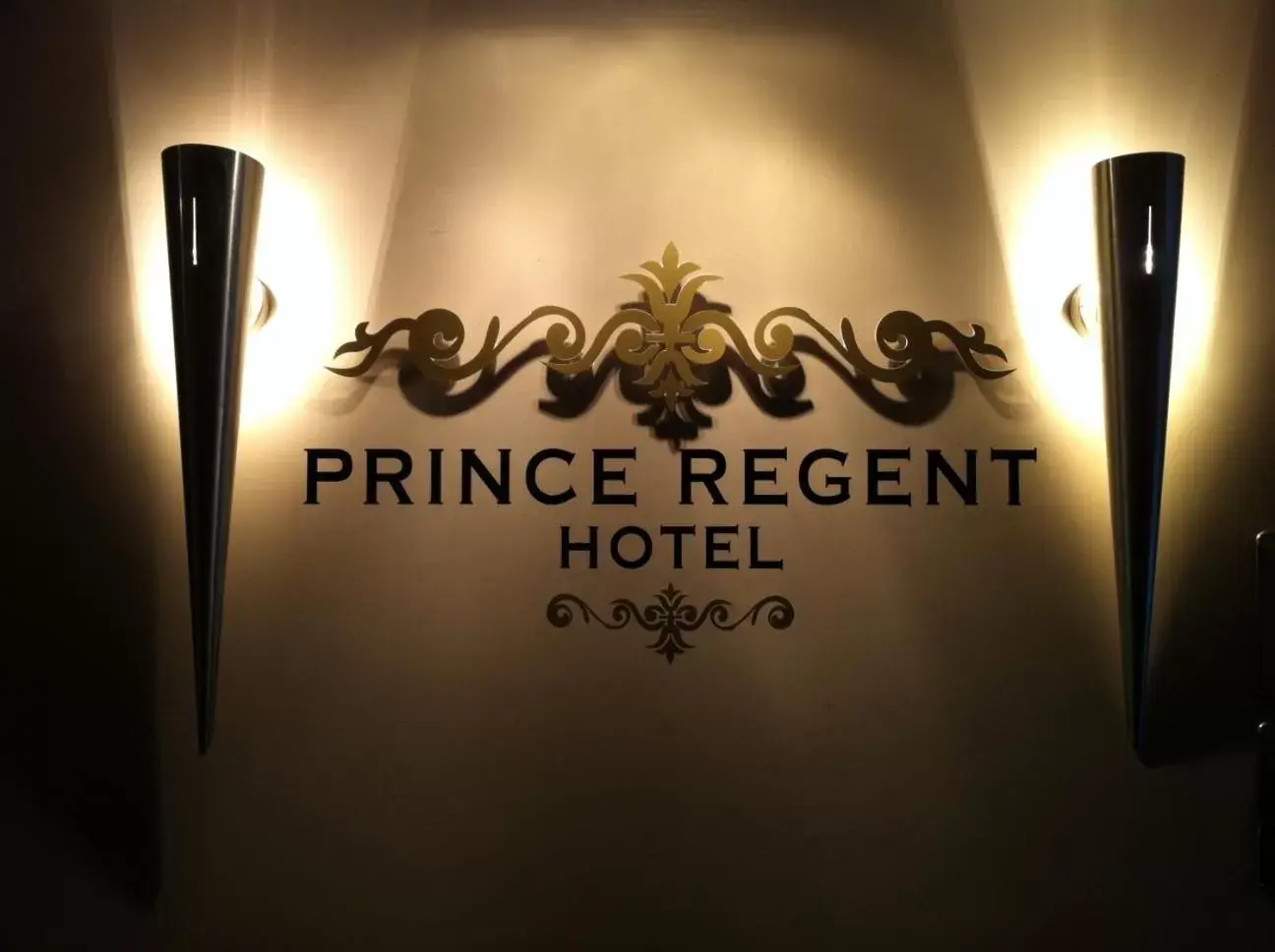 Logo/Certificate/Sign in Prince Regent Hotel Excel London
