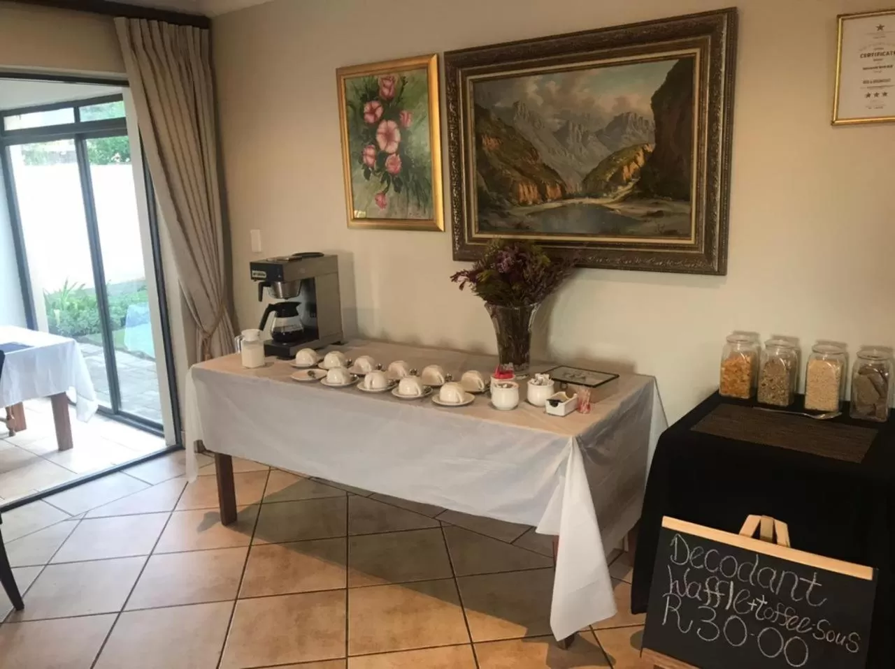 Breakfast in Soeteweide North B&B and Spa