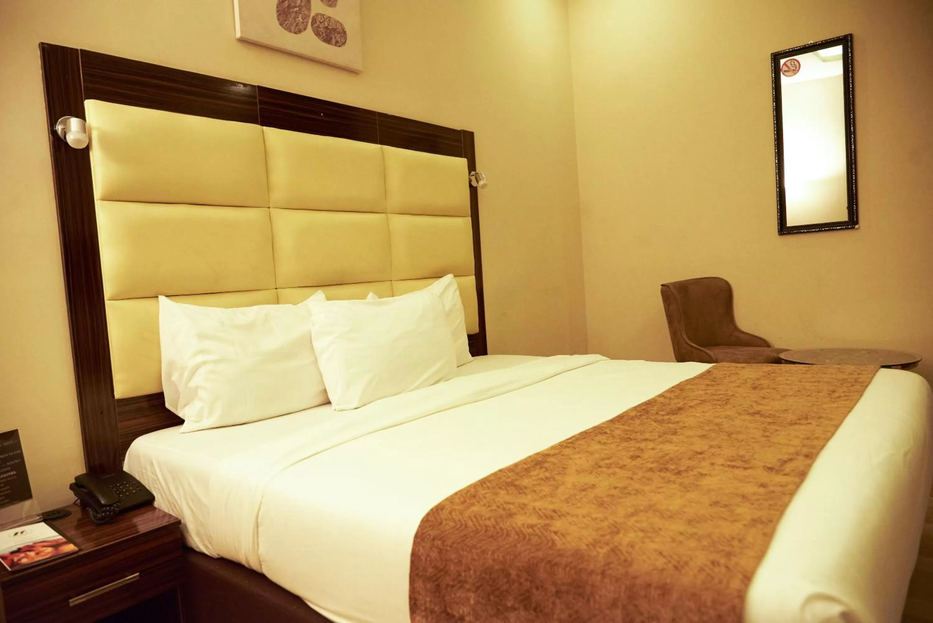 Bed in MayFair Hotel Maitama Abuja