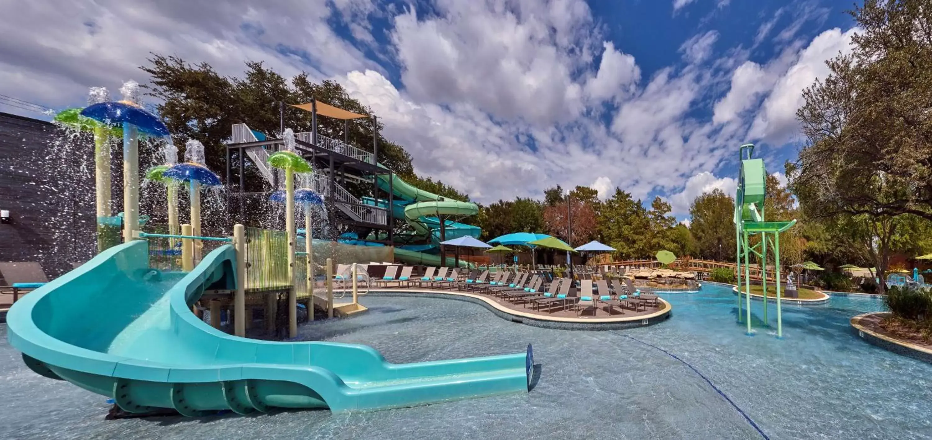 Pool view, Water Park in Hilton Anatole