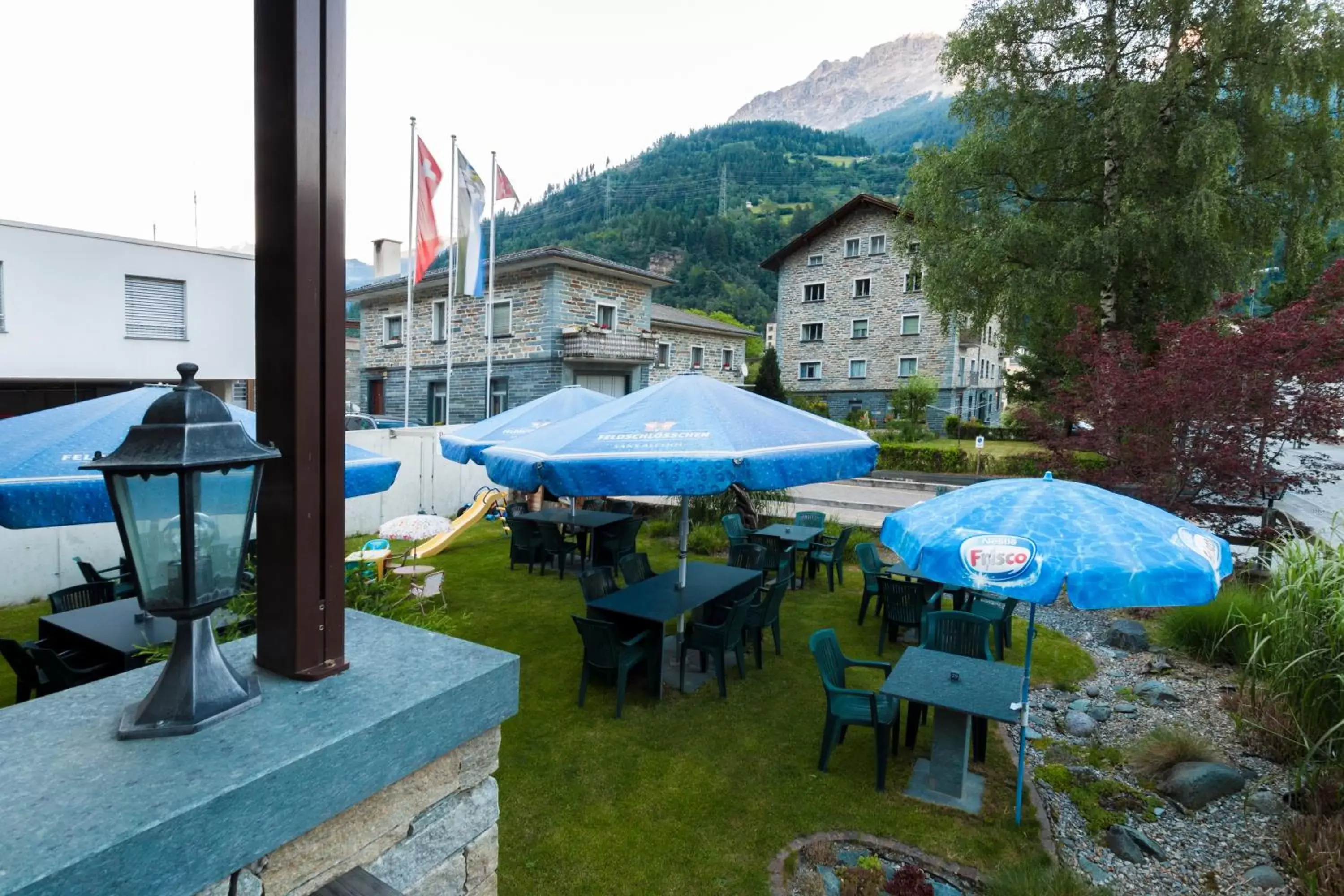 Garden in Ristorante Pensione Chalet Stazione