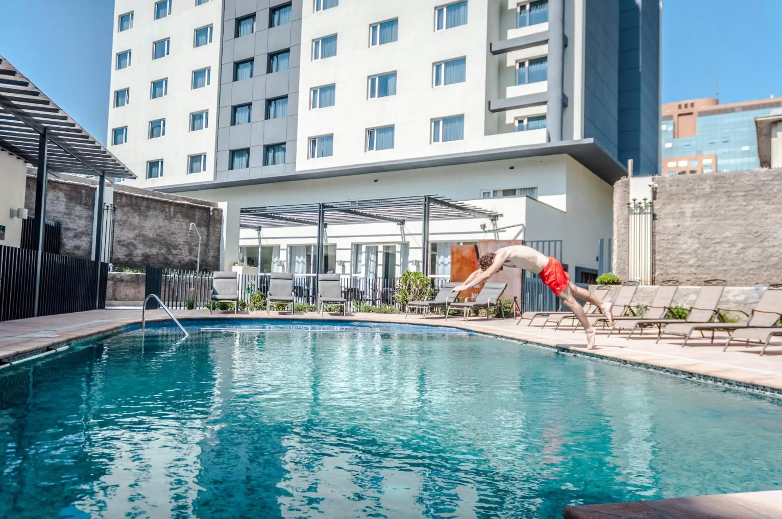 Swimming Pool in Hotel Diego de Almagro Providencia