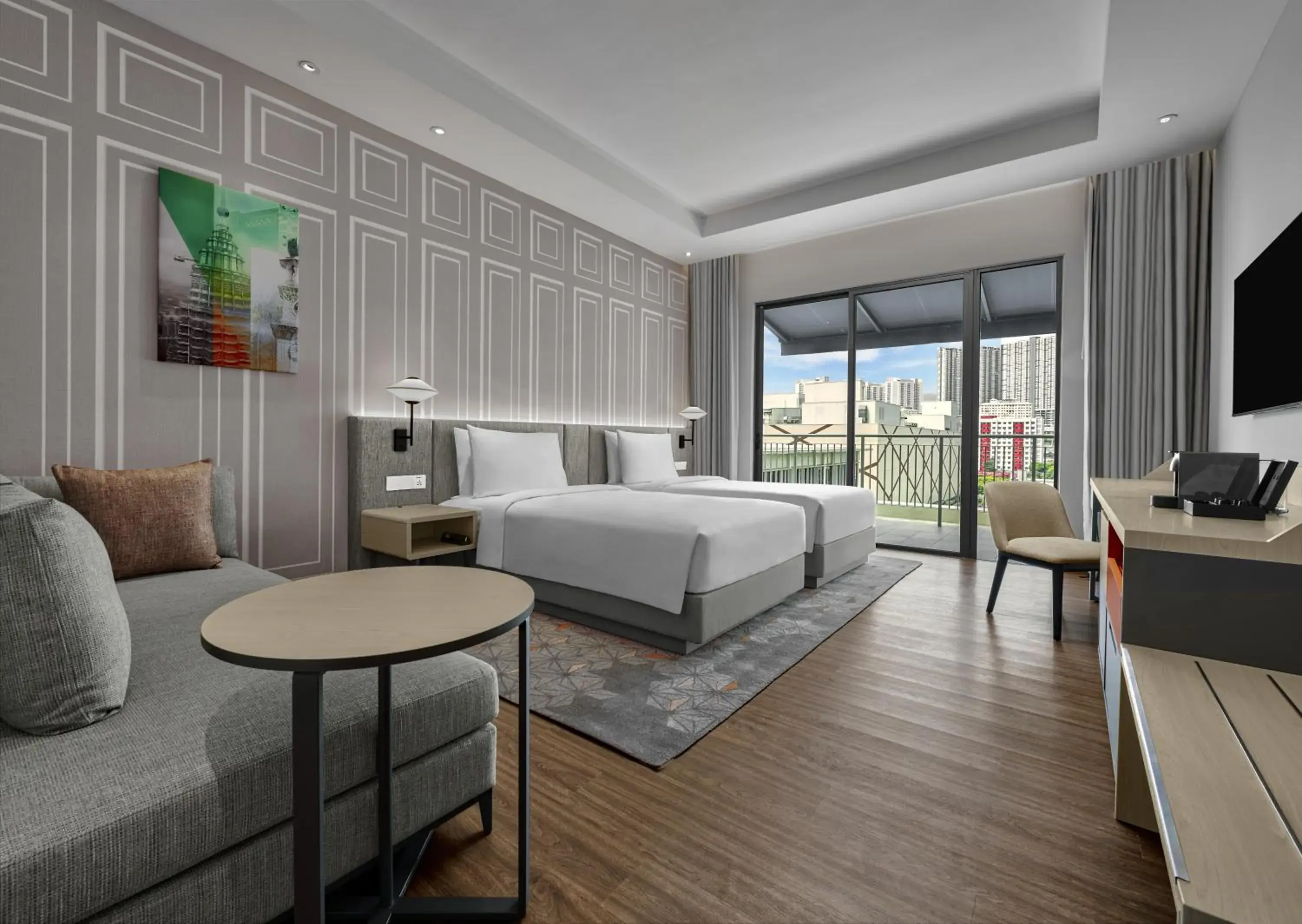 Bed in Hyatt Place Kuala Lumpur Bukit Jalil Bed in Hyatt Place Kuala Lumpur Bukit Jalil