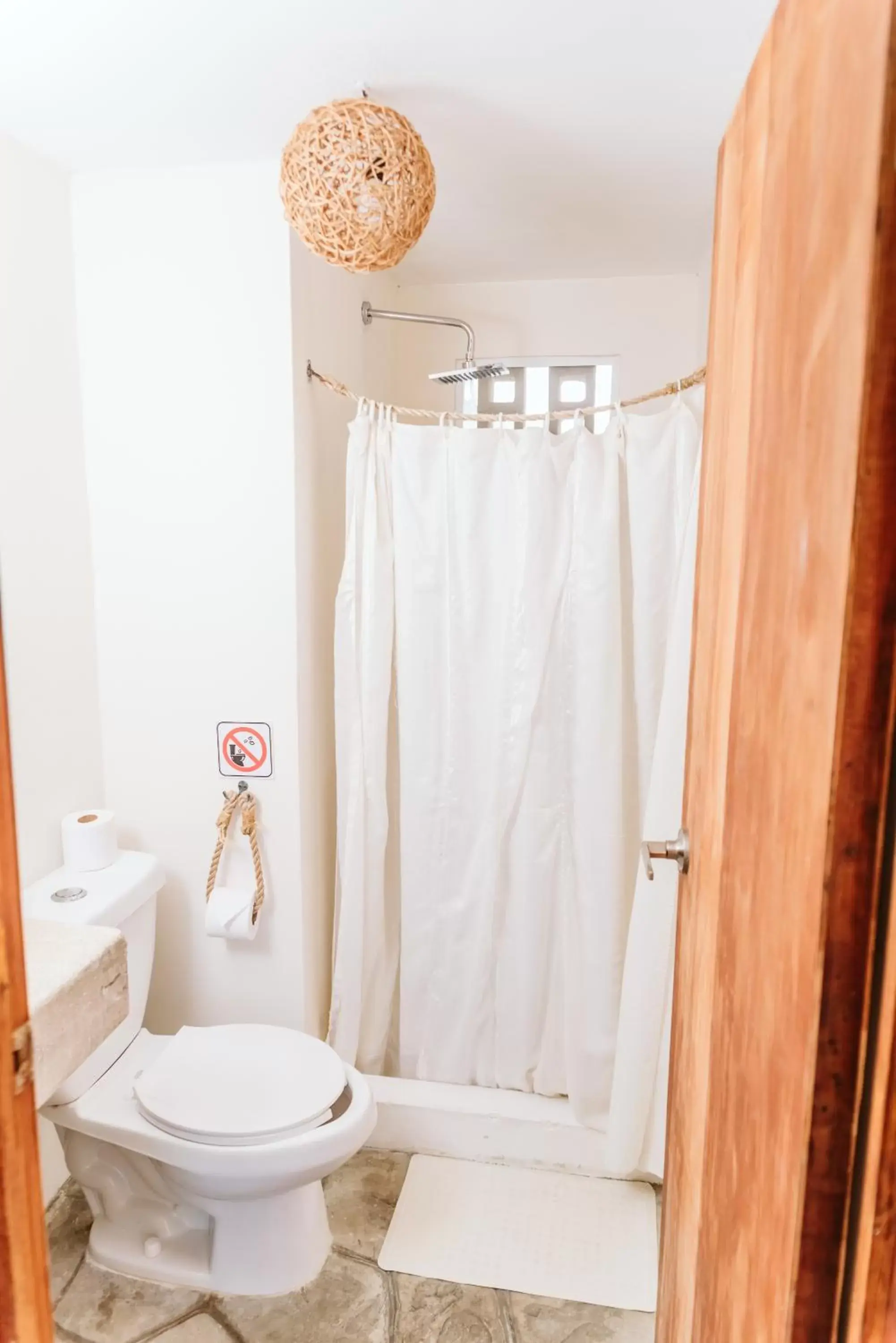 Bathroom in Ahava Hotel