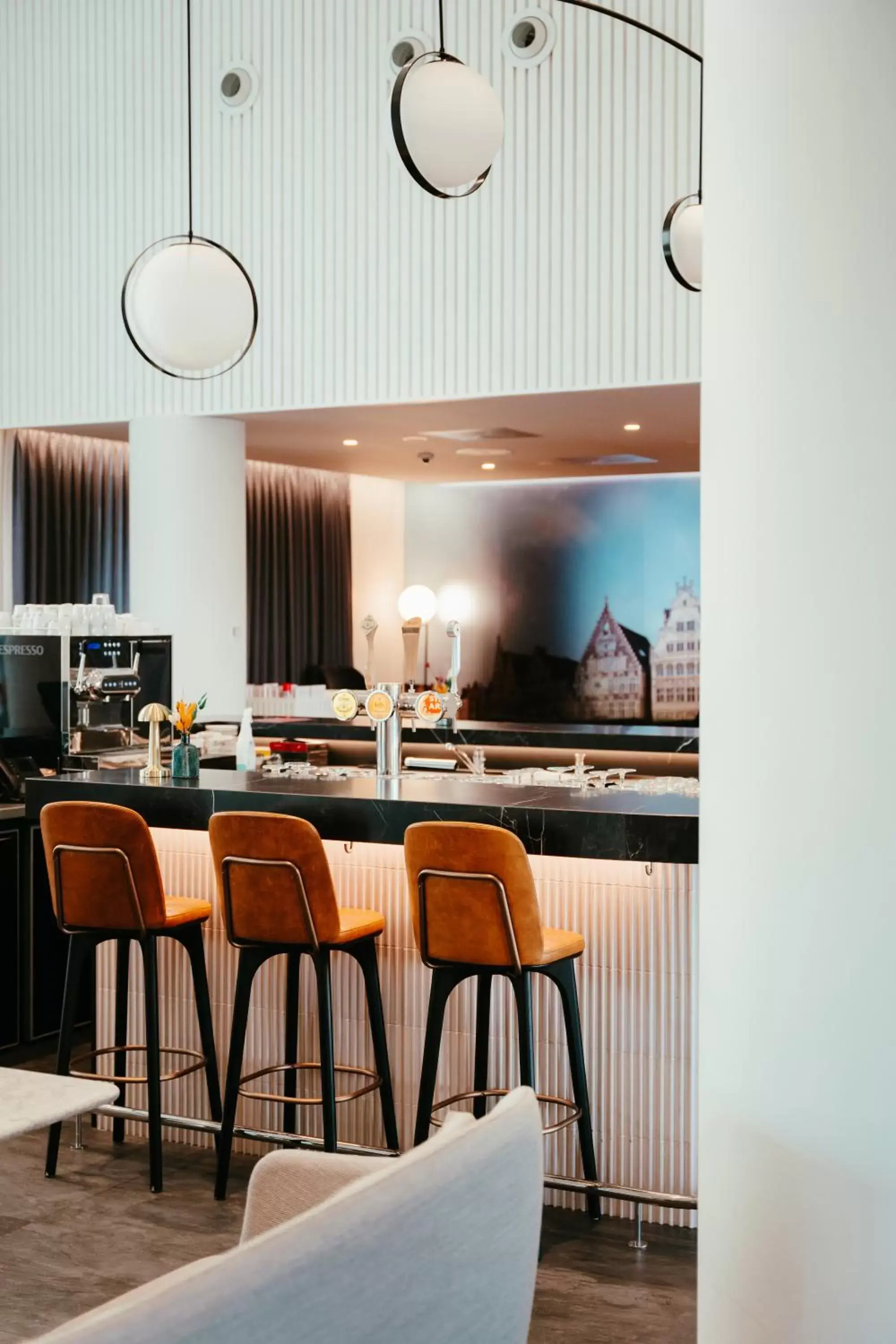 Lounge or bar, Restaurant/Places to Eat in Residence Inn Ghent by Marriott