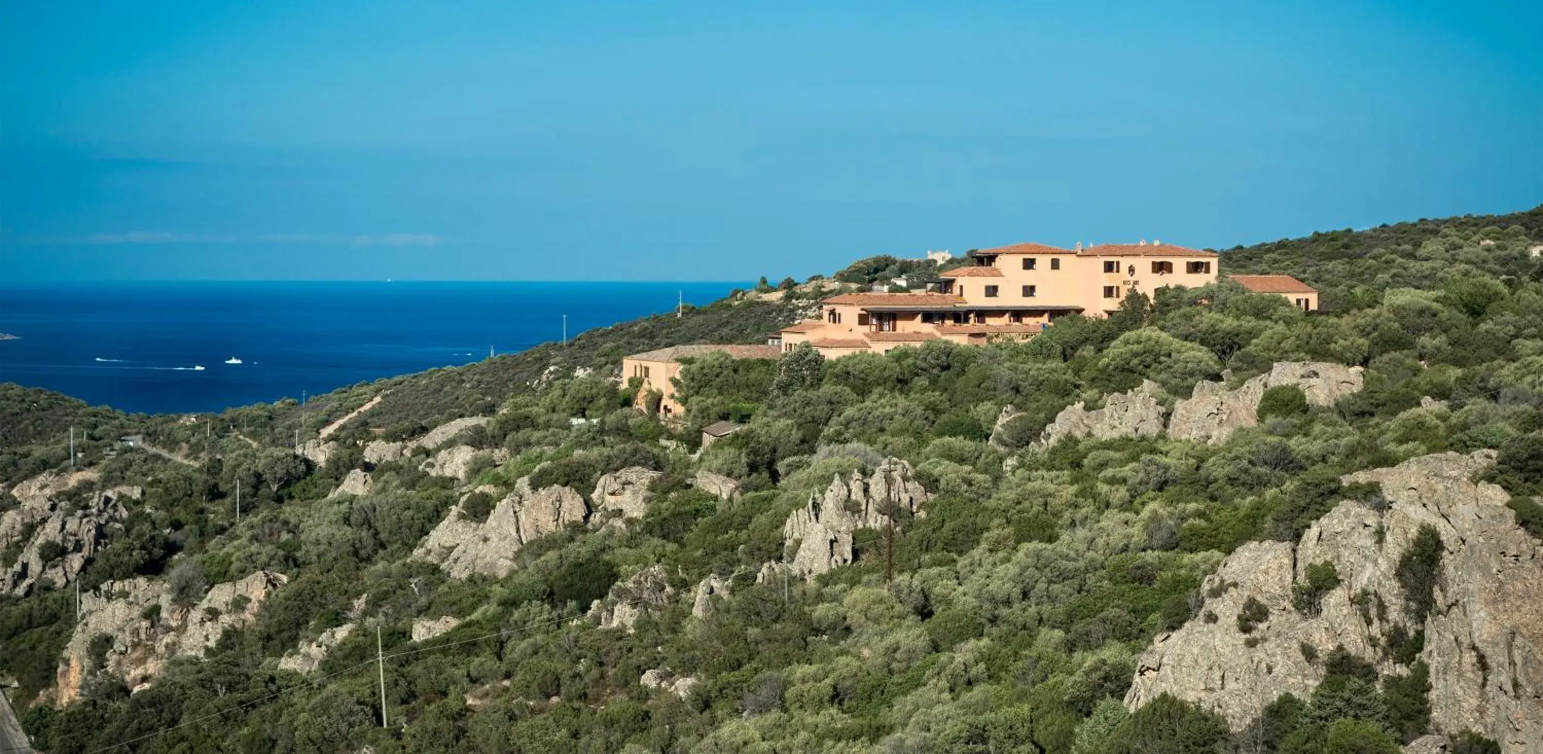 Bird's-eye View in Hotel Rocce Sarde