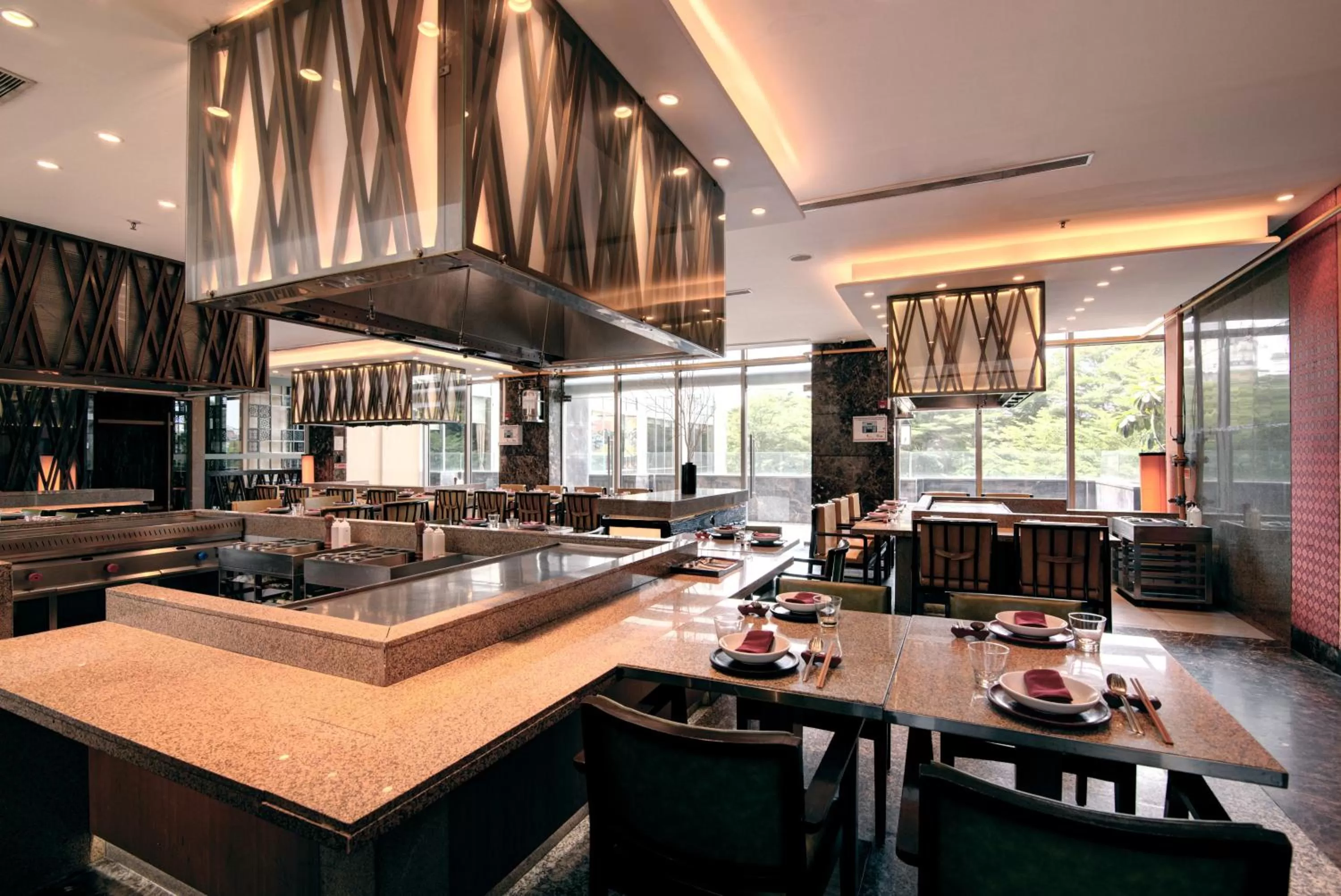 Restaurant/places to eat in Hyatt Ahmedabad