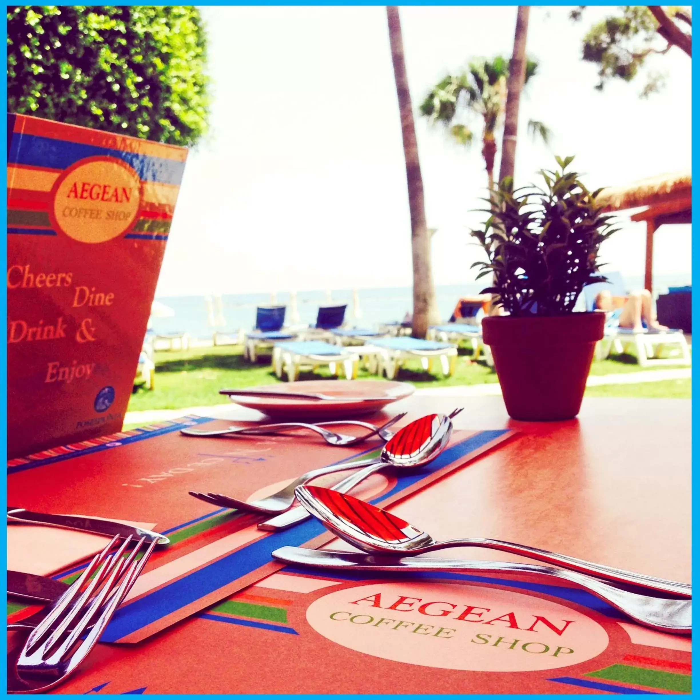 Restaurant/places to eat in Poseidonia Beach Hotel