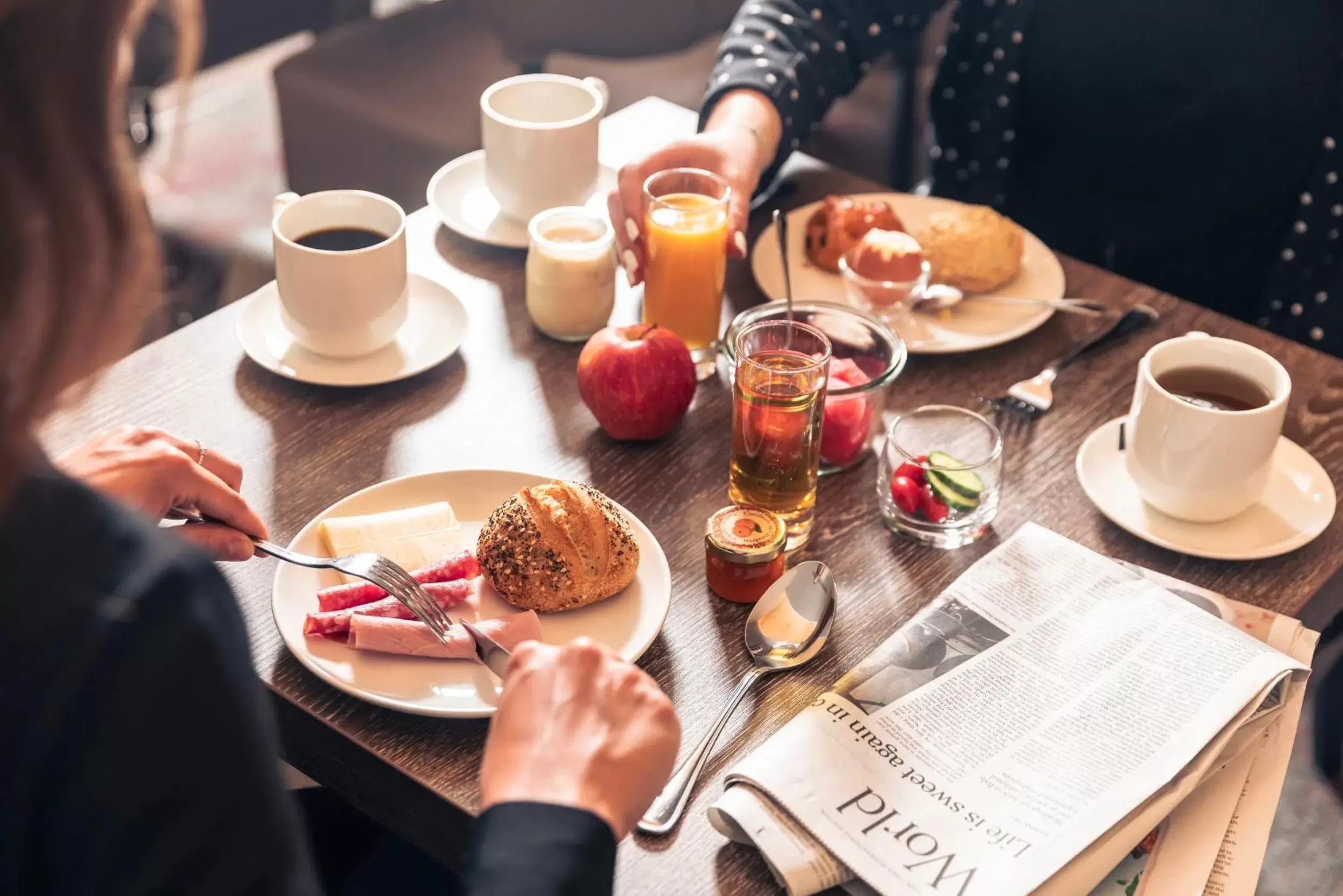 Breakfast in Le Grand Hotel