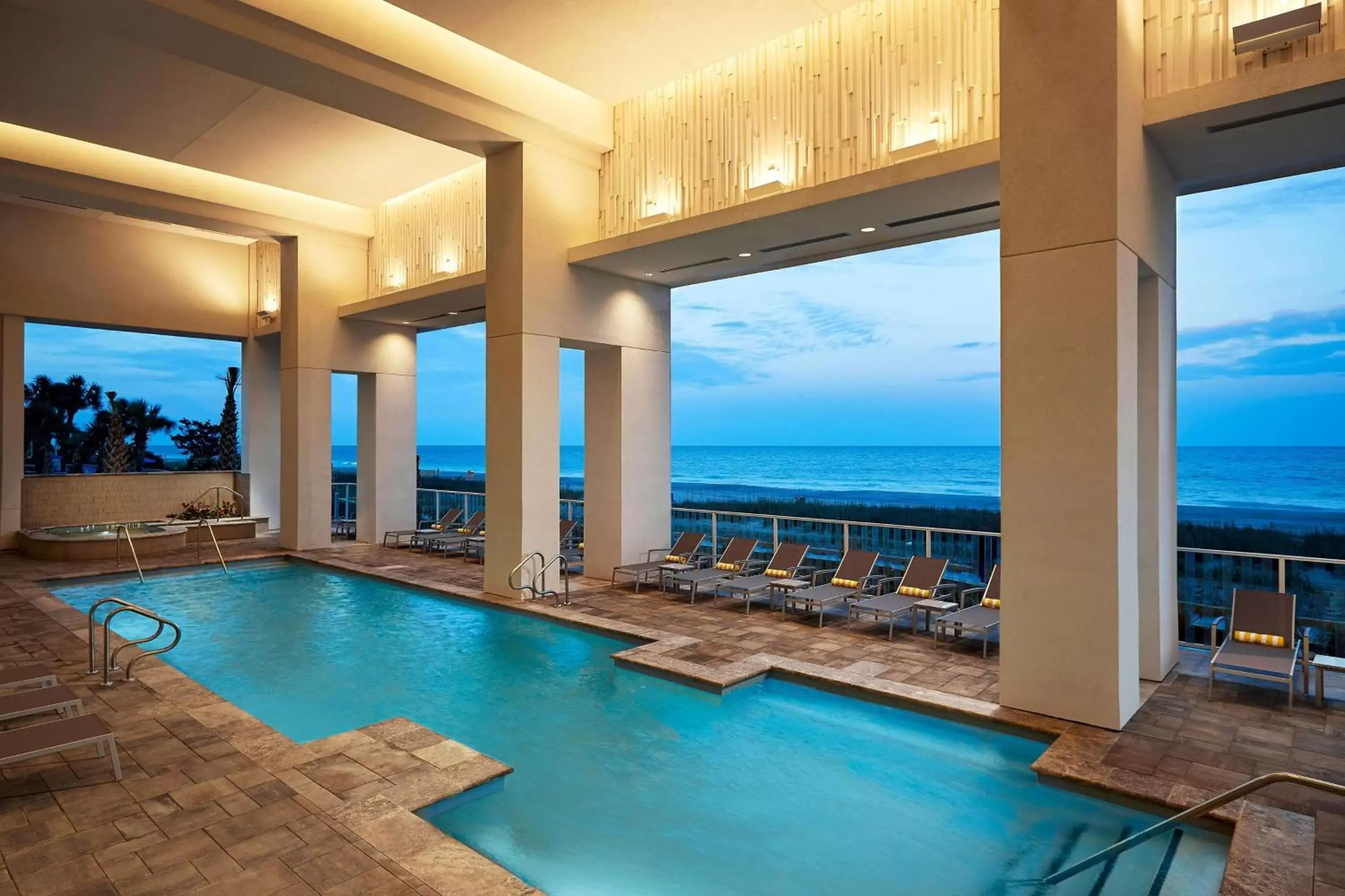 Pool view in Hilton Grand Vacations Club Ocean Enclave Myrtle Beach Pool view in Hilton Grand Vacations Club Ocean Enclave Myrtle Beach