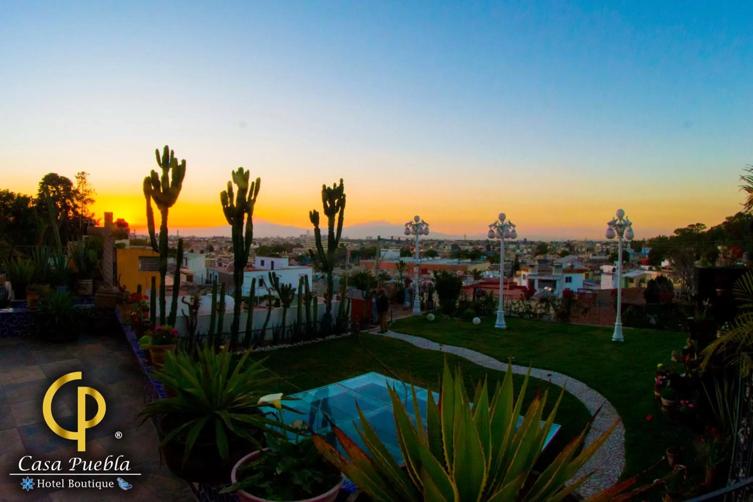 Day, Pool View in Hotel Temático Casa Puebla