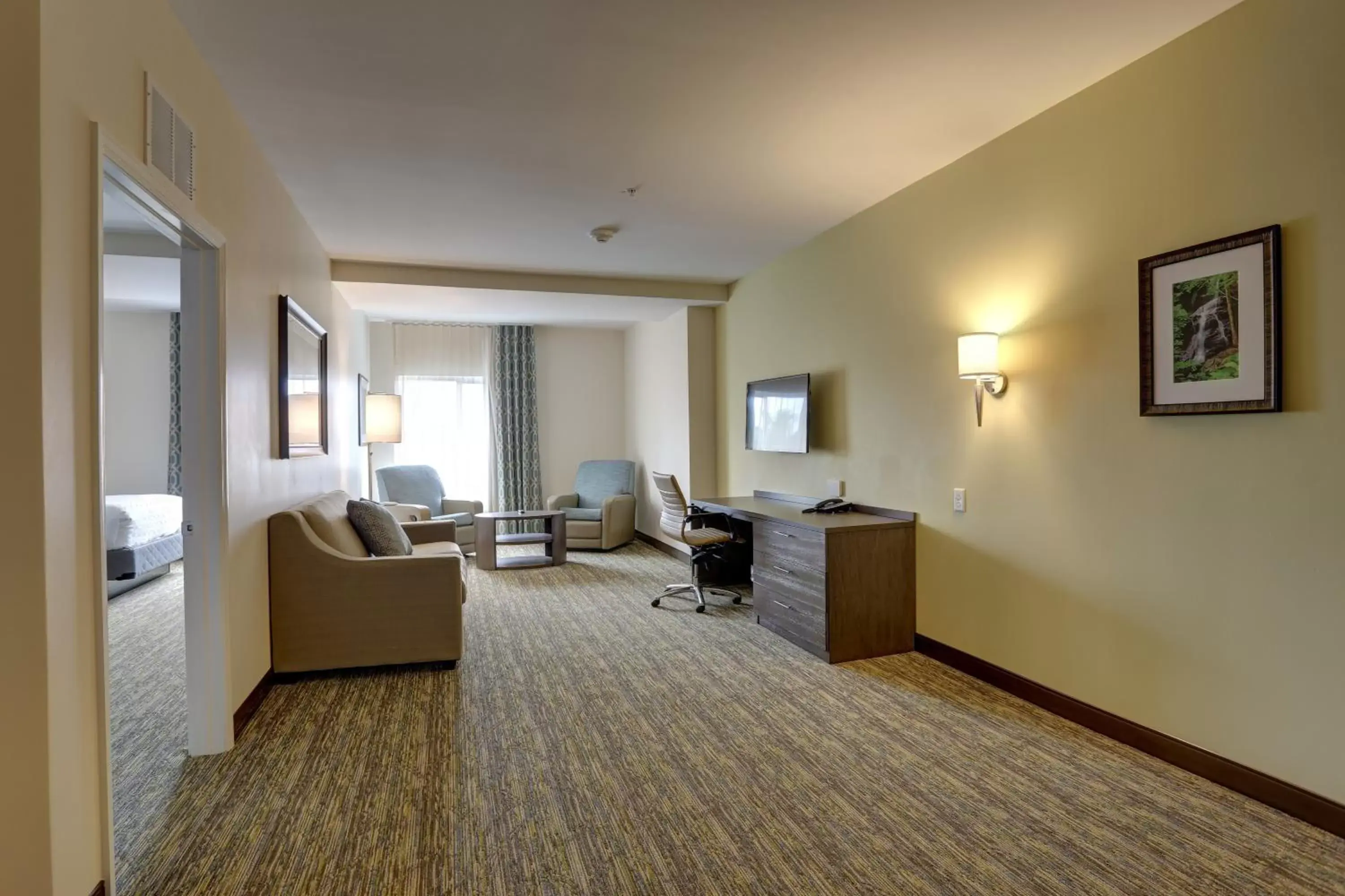 Photo of the whole room, Seating Area in Candlewood Suites - Safety Harbor, an IHG Hotel