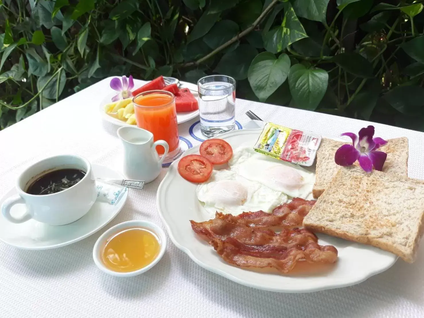 American breakfast in New Siam II - SHA Certified
