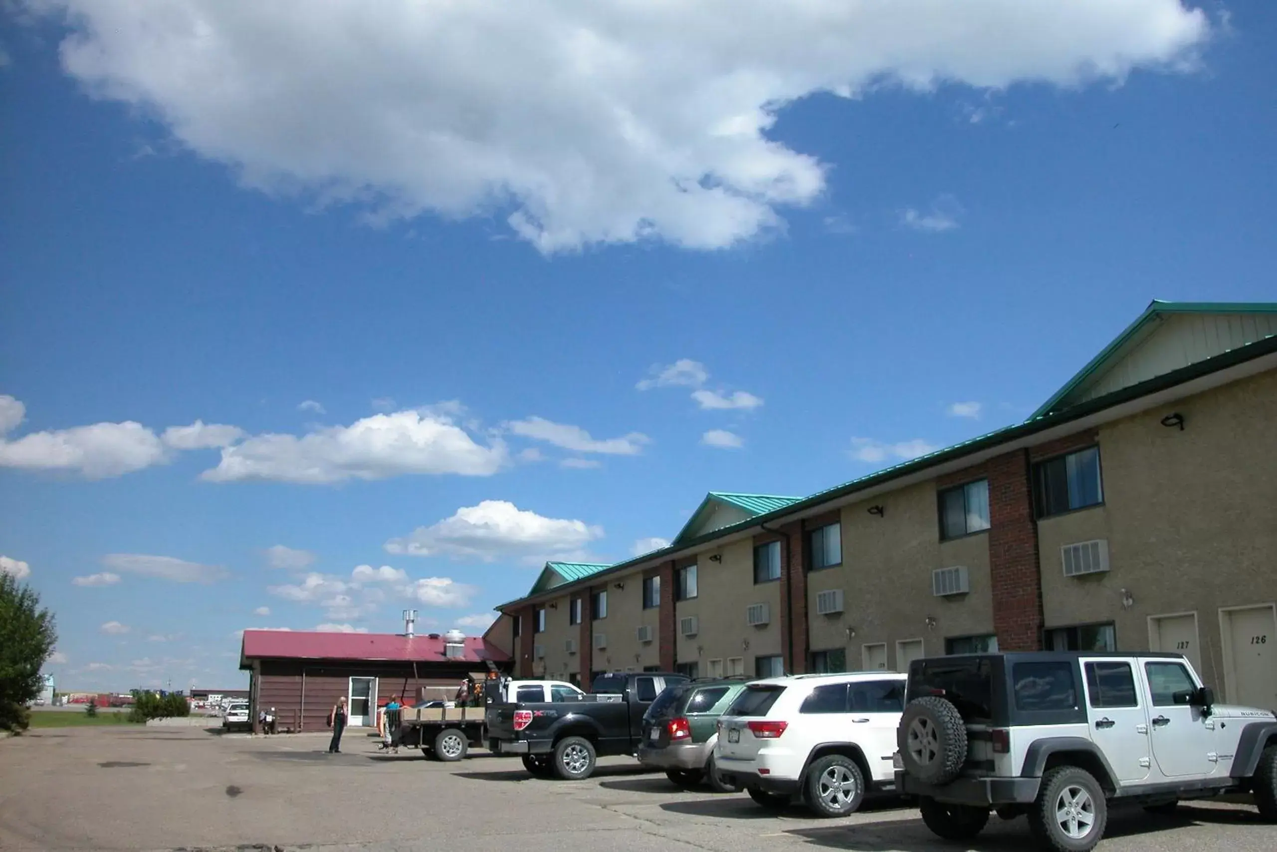 Bird's eye view, Property Building in Best Seven Inn