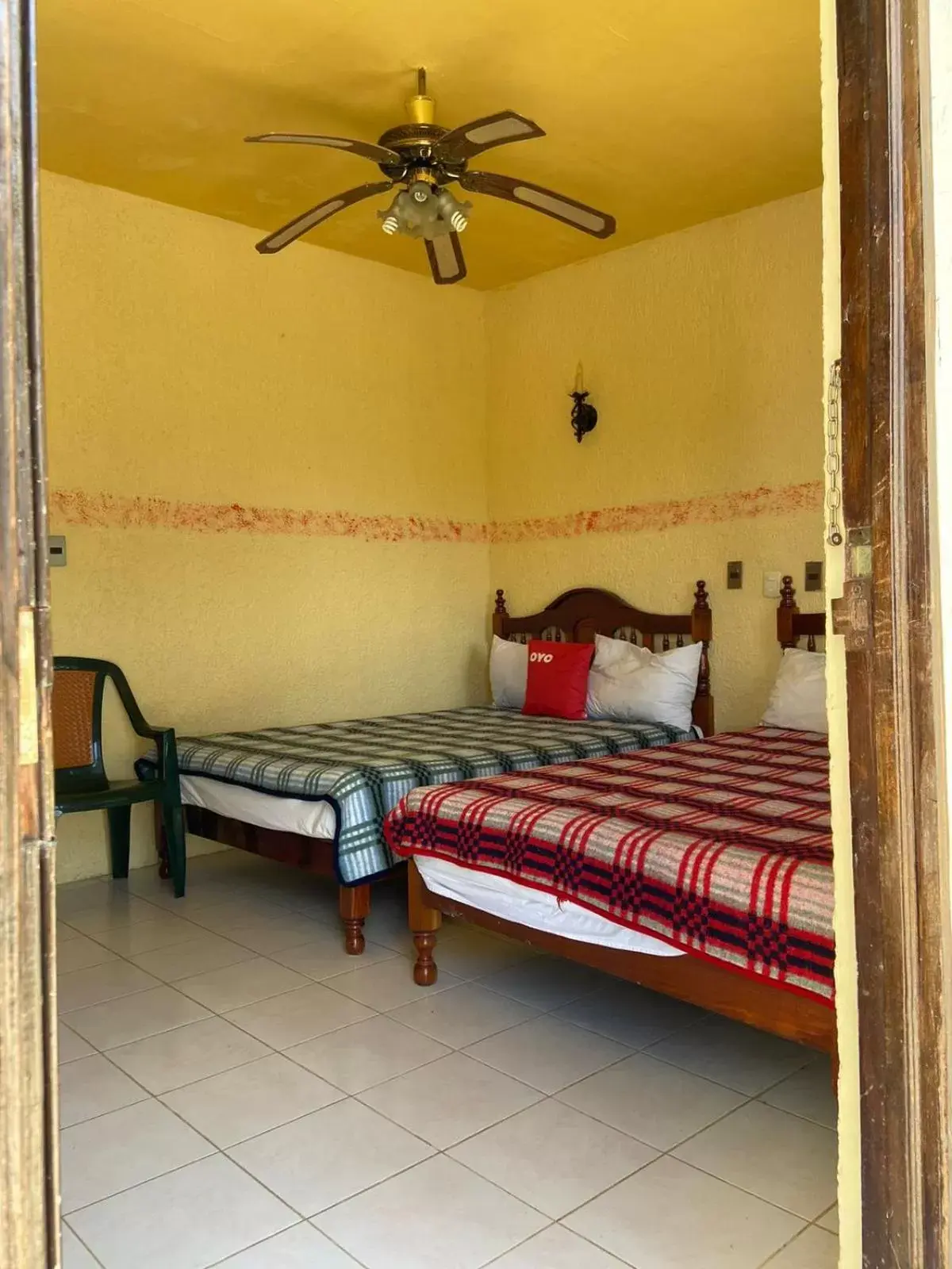 Bed in Rancho Hotel El Carmen