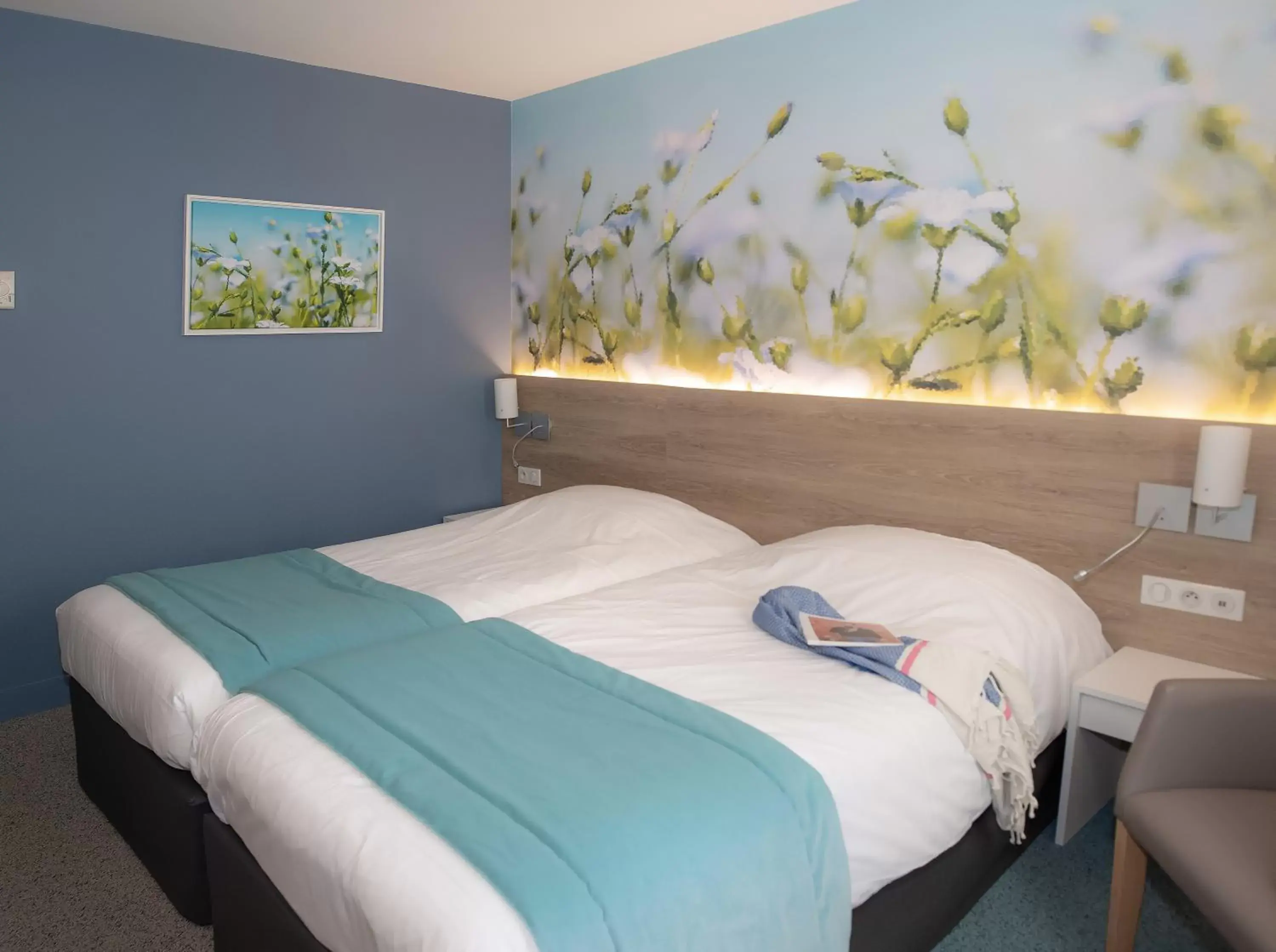 Bed in Mercure Trouville Sur Mer