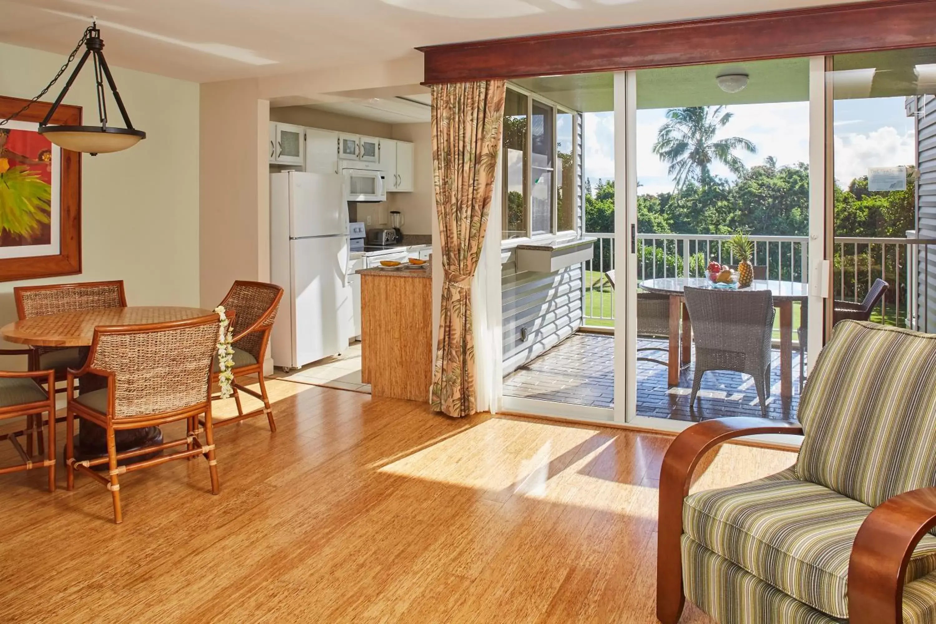 Living room, Seating Area in The Cliffs at Princeville