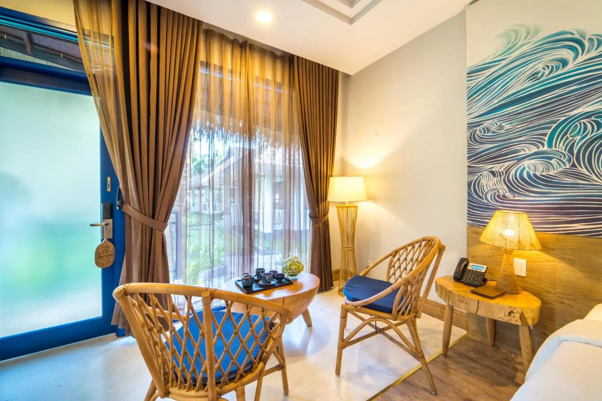 Living room, Seating Area in L'Azure Resort and Spa