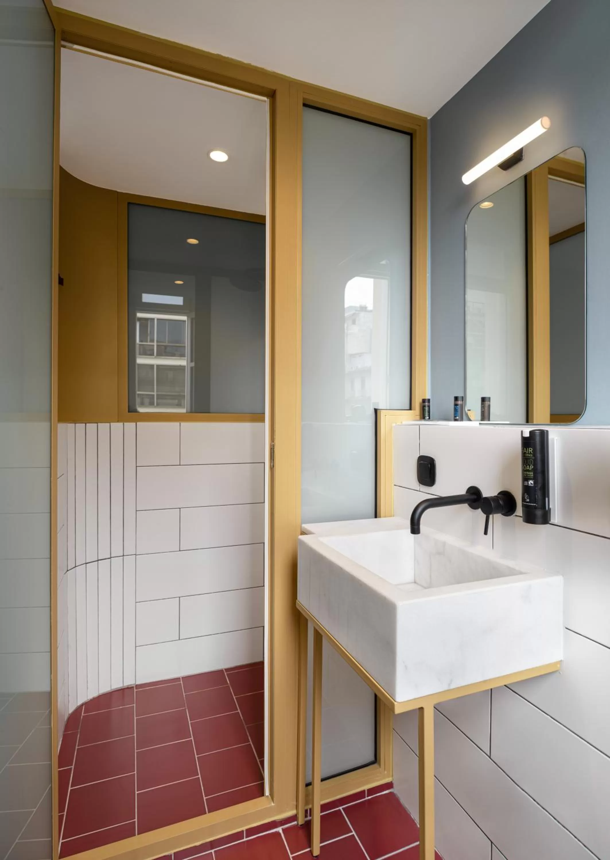 Bathroom in Colors Urban Hotel Thessaloniki