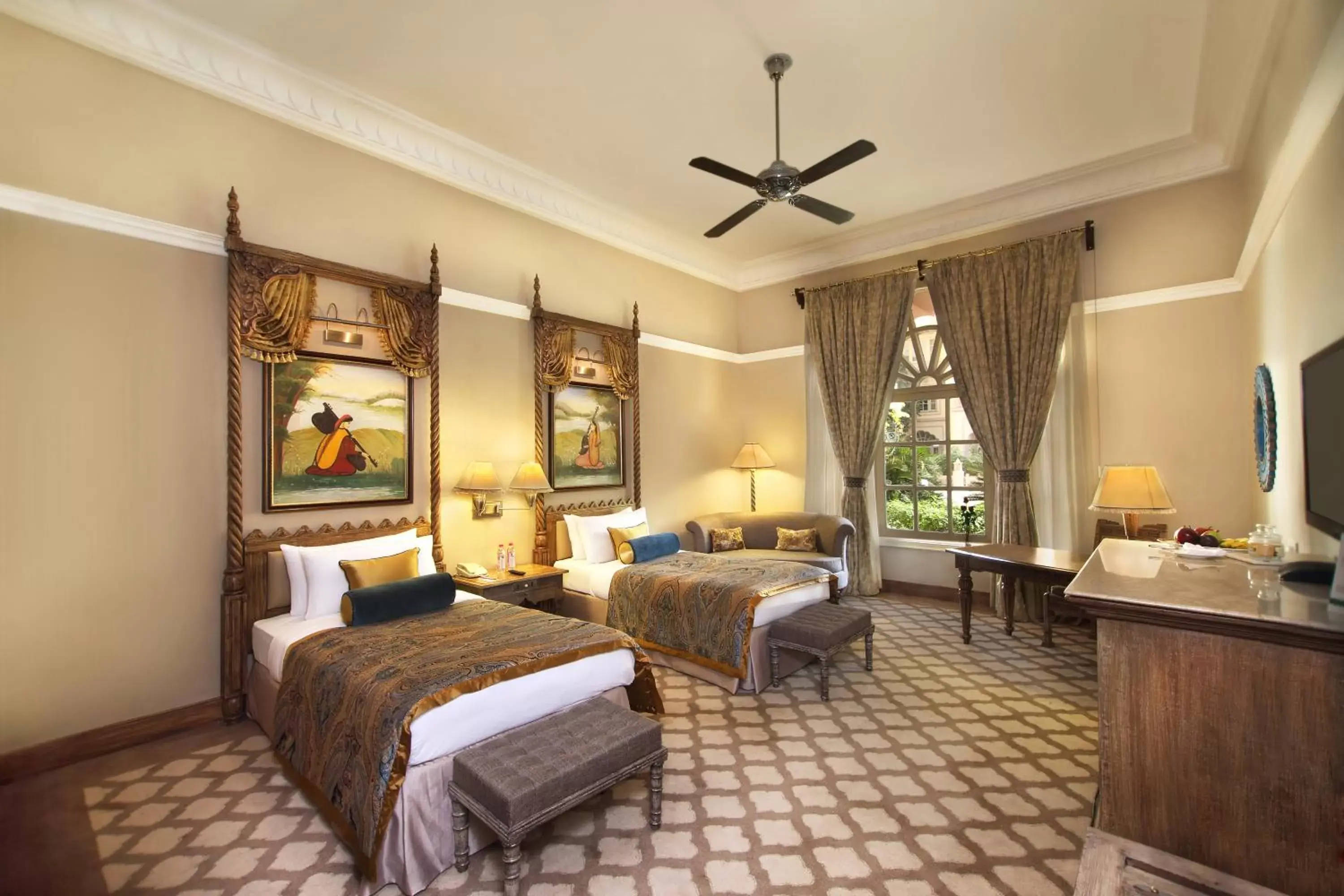 Bed in Taj Hari Mahal Jodhpur Bed in Taj Hari Mahal Jodhpur