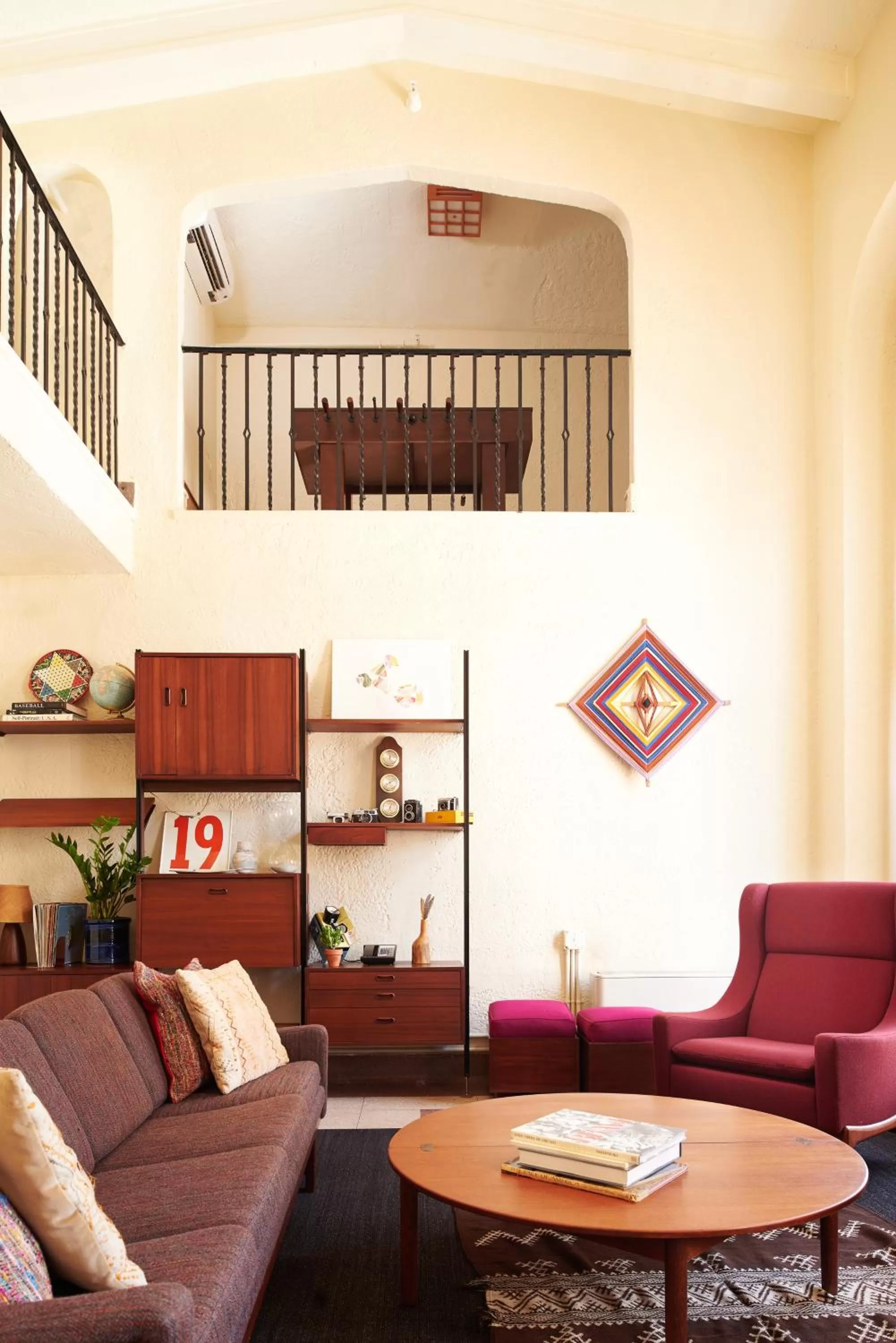 Living room in Freehand Chicago