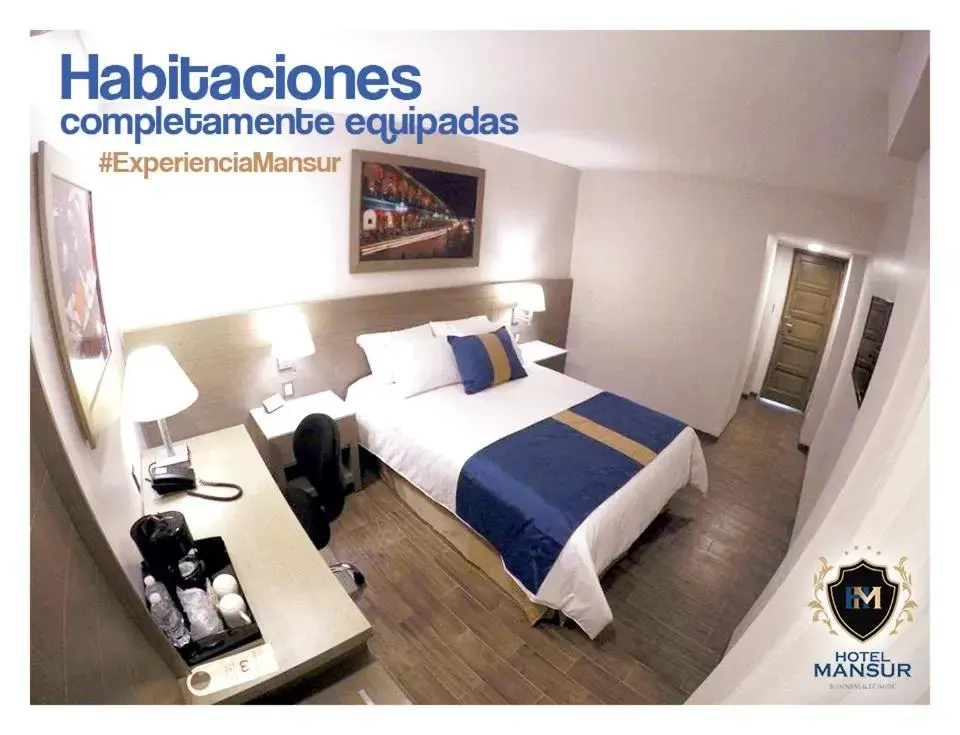 Bed in Hotel Mansur Business & Leisure