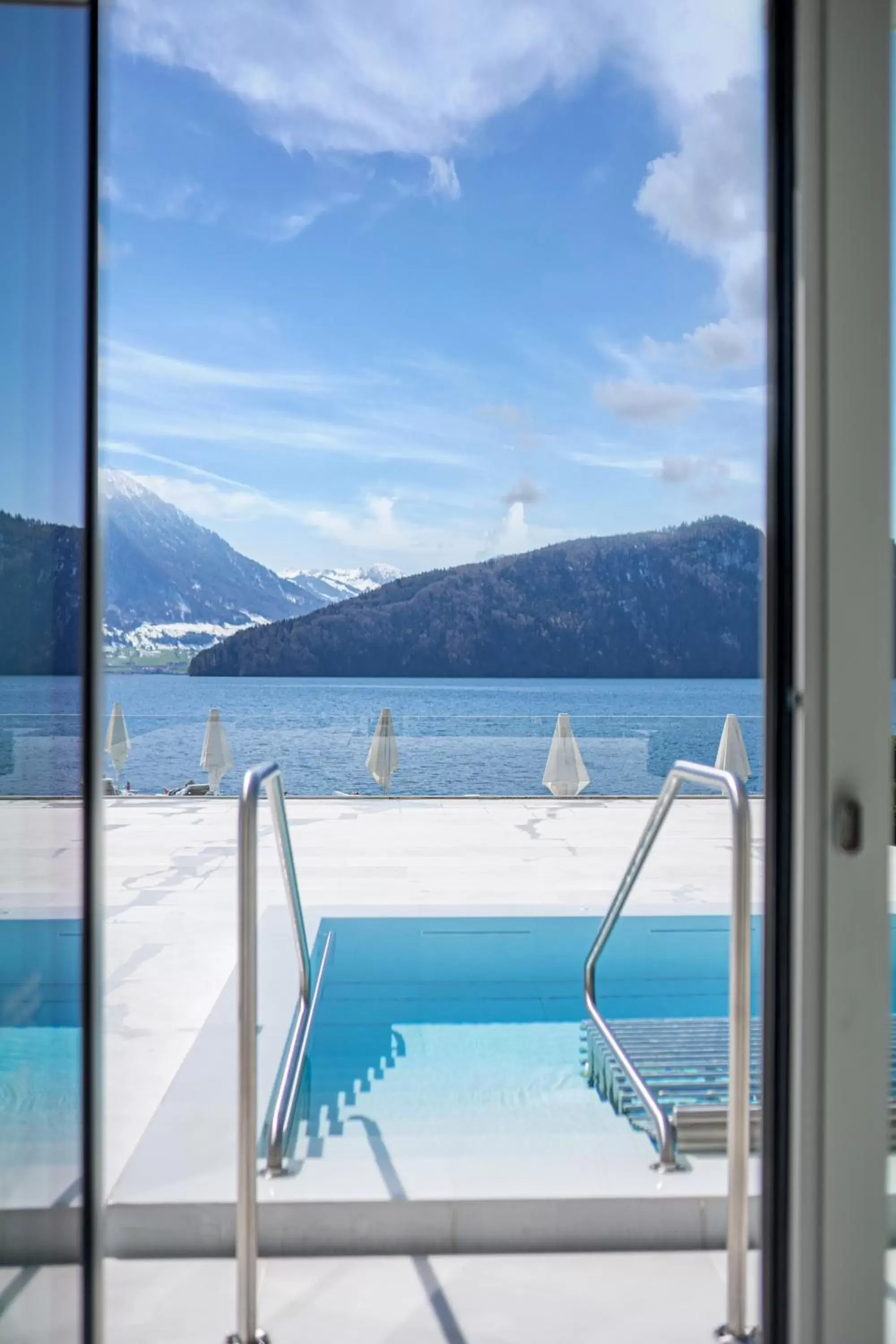 Swimming pool in Park Hotel Vitznau Swimming pool in Park Hotel Vitznau