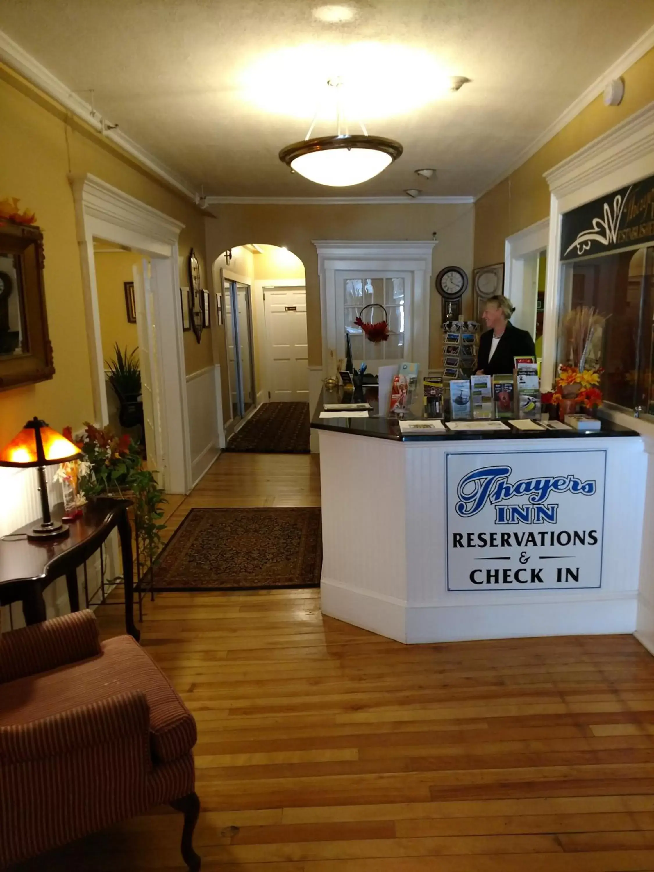Lobby or reception in Thayers Inn Lobby or reception in Thayers Inn