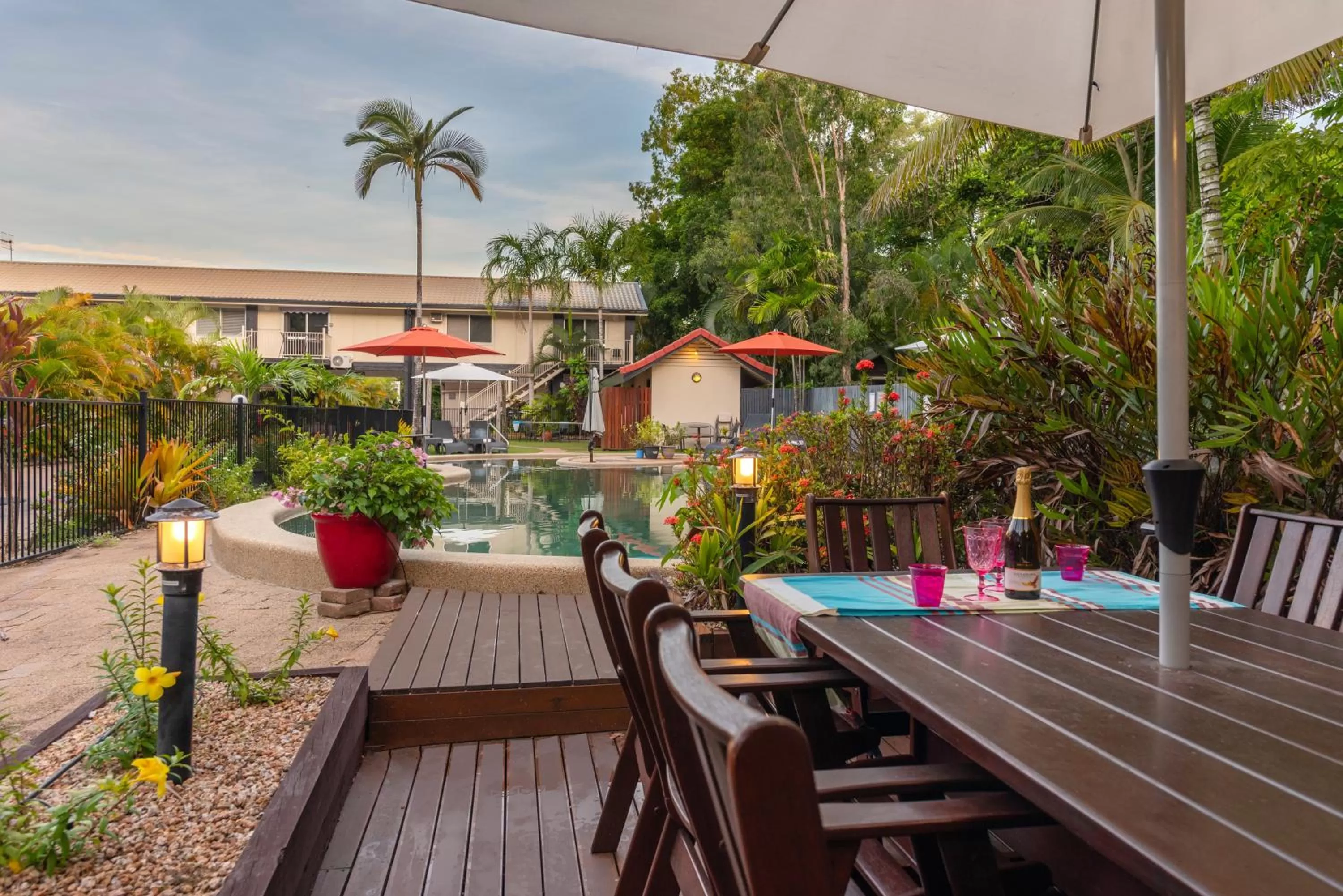 Swimming pool in Lychee Tree Holiday Apartments