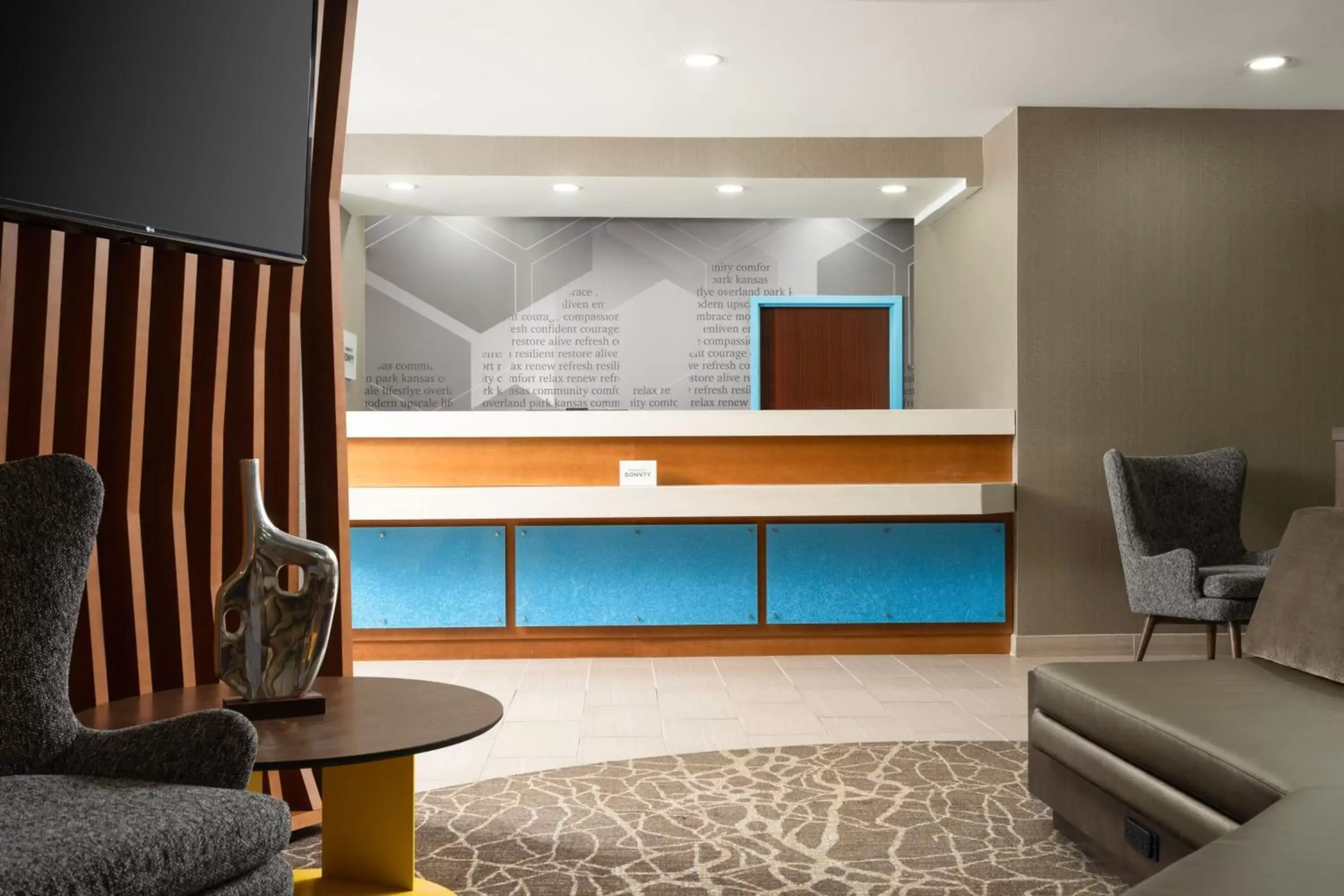 Lobby or reception, Swimming Pool in SpringHill Suites Kansas City Overland Park