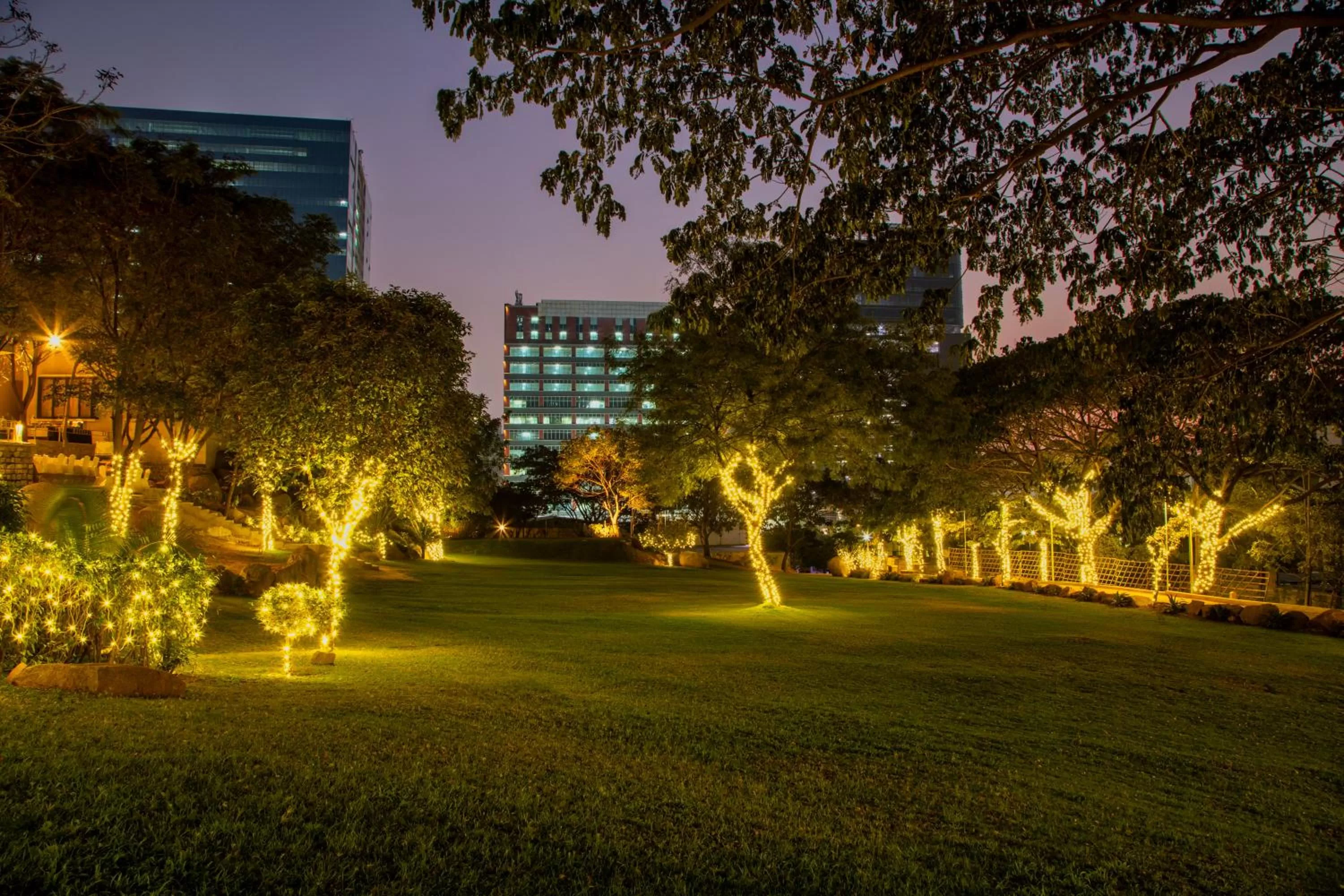 Natural landscape in Hyatt Hyderabad Gachibowli
