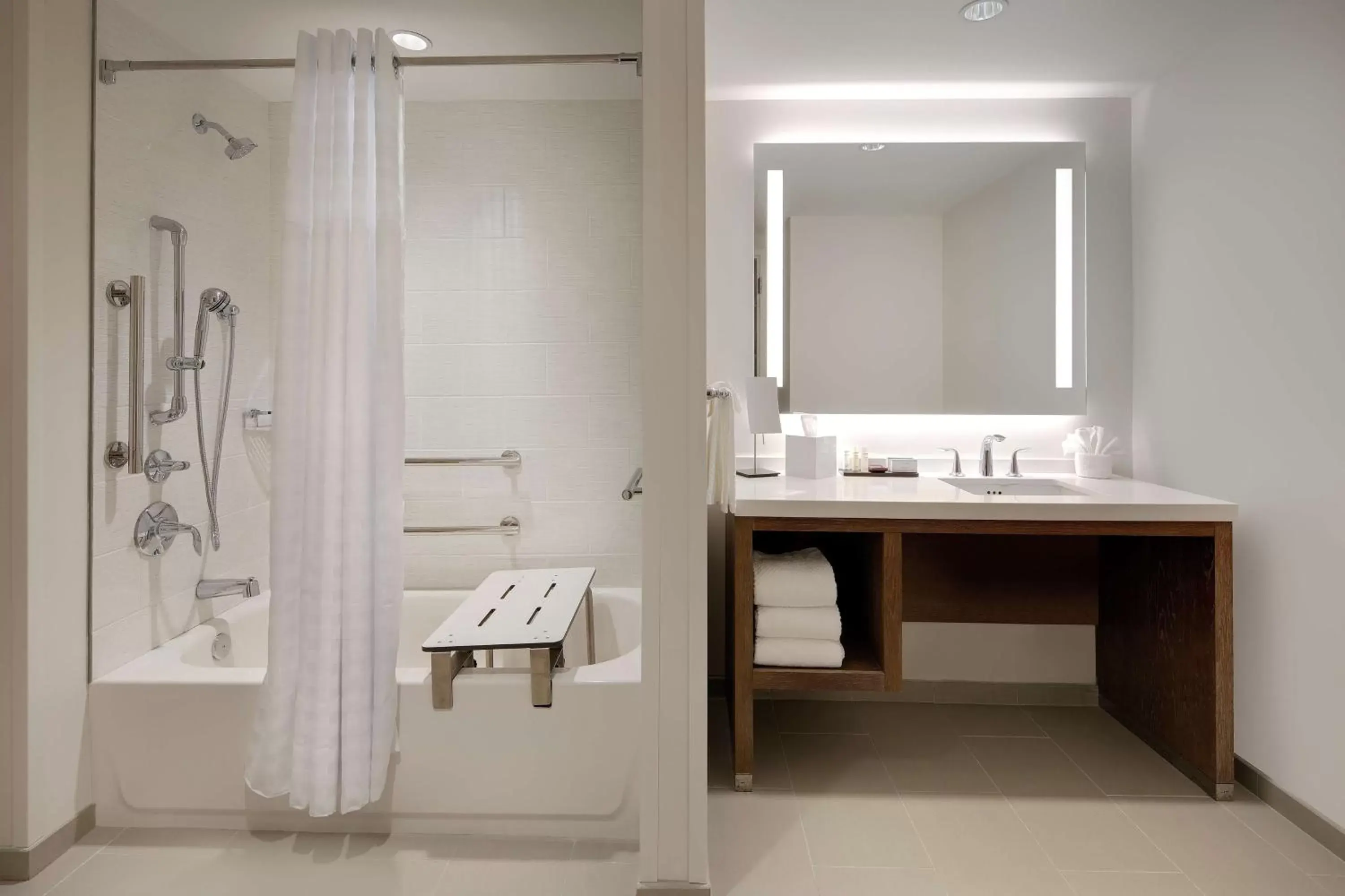 Bathroom in Embassy Suites St Augustine Beach Oceanfront Resort