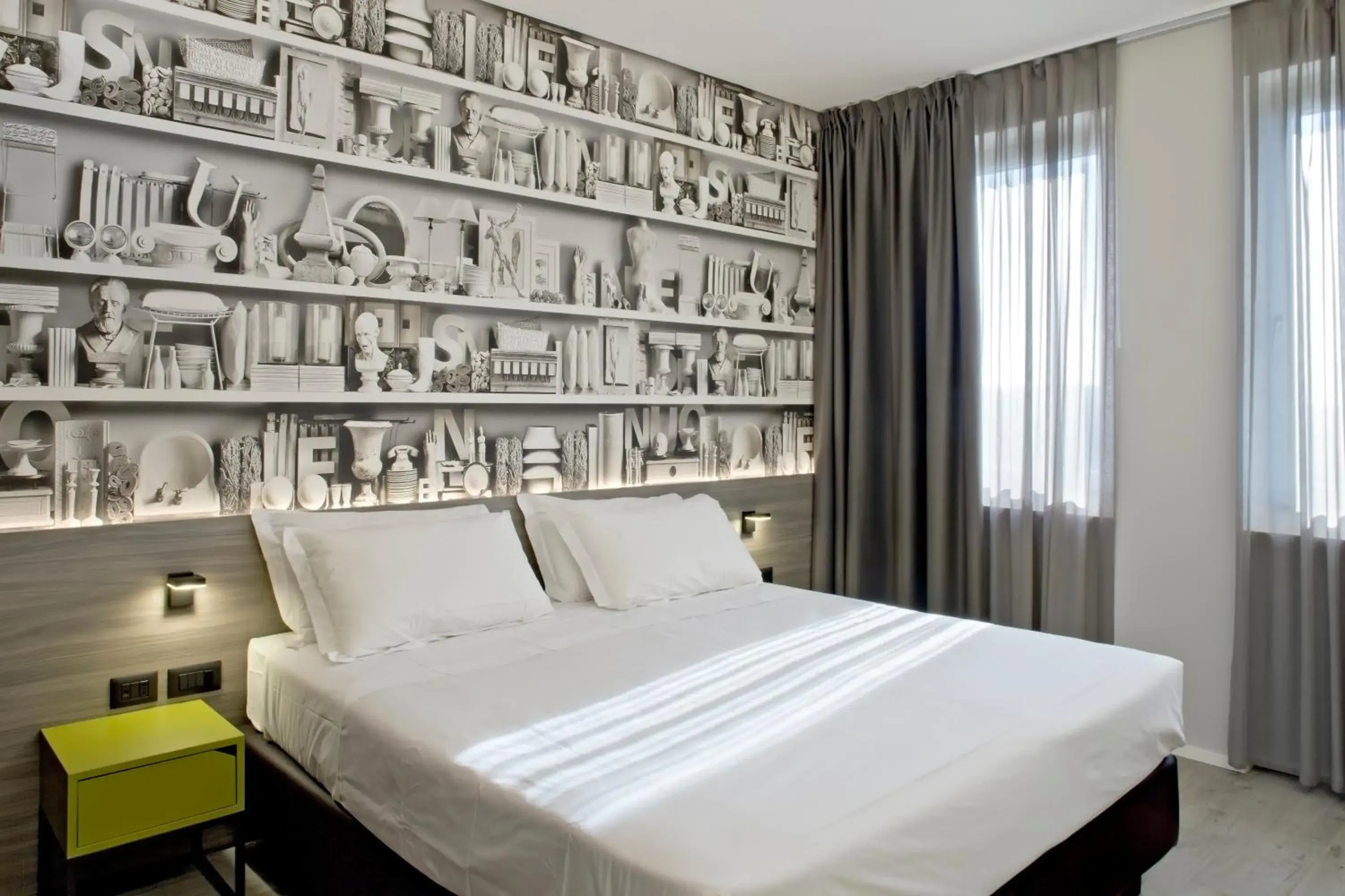 Bed in Hotel Friuli