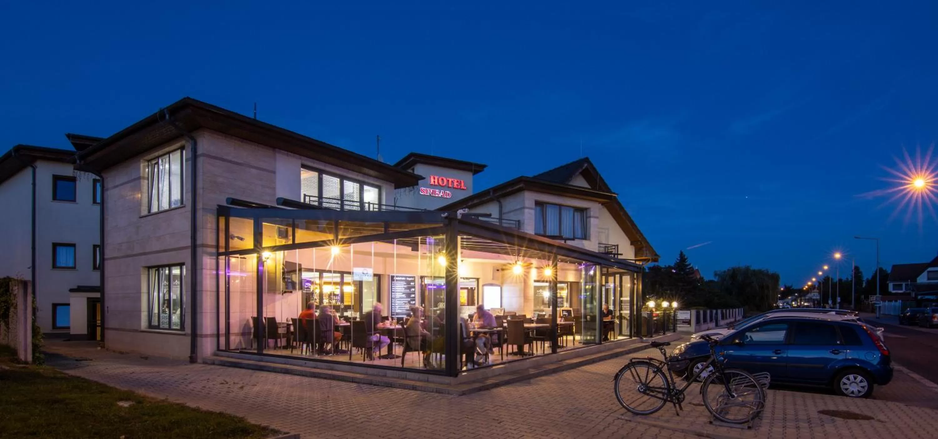 Property building in Simbad Hotel & Bar Superior