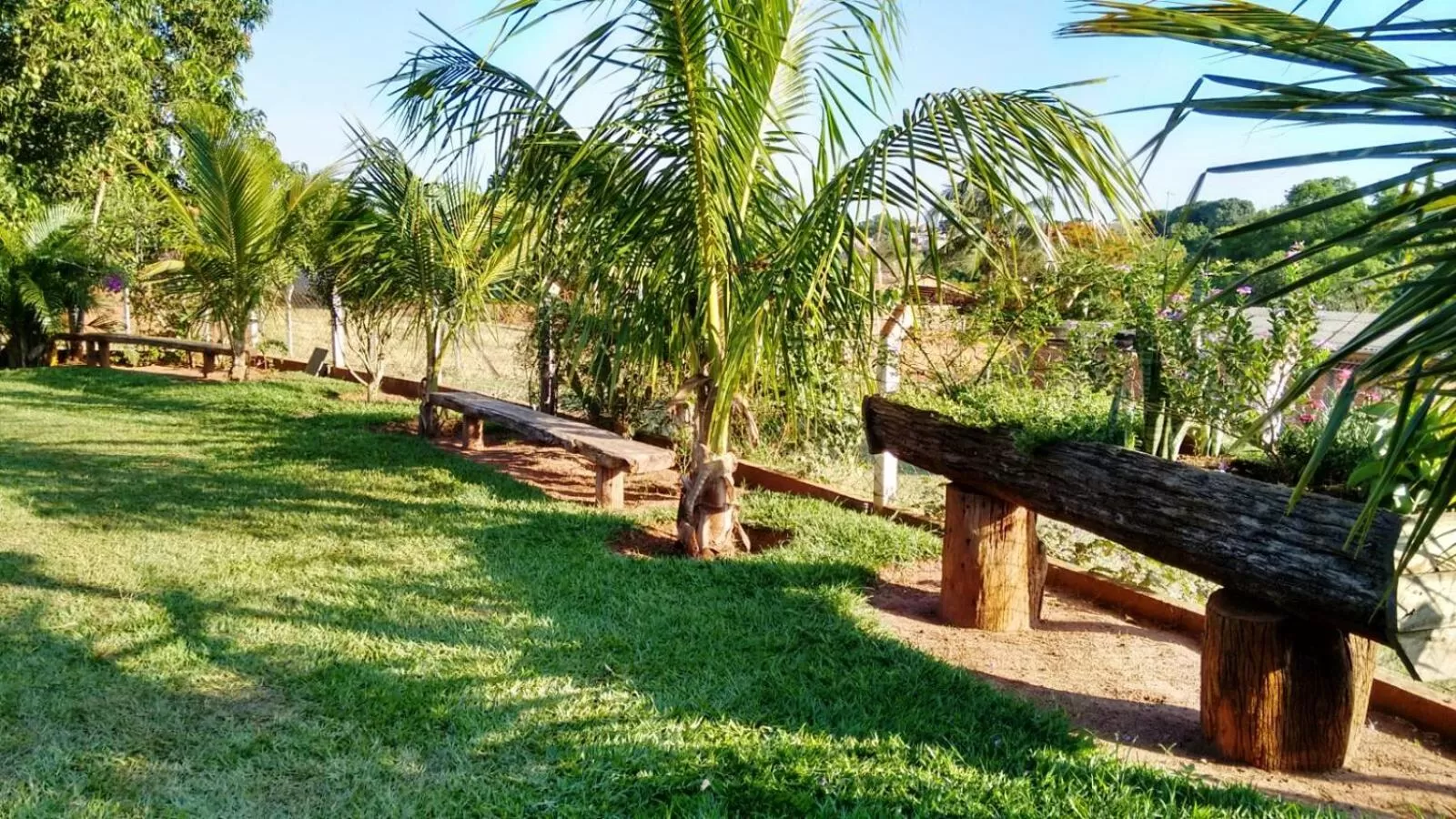 Garden view in Pousada Sorocabana