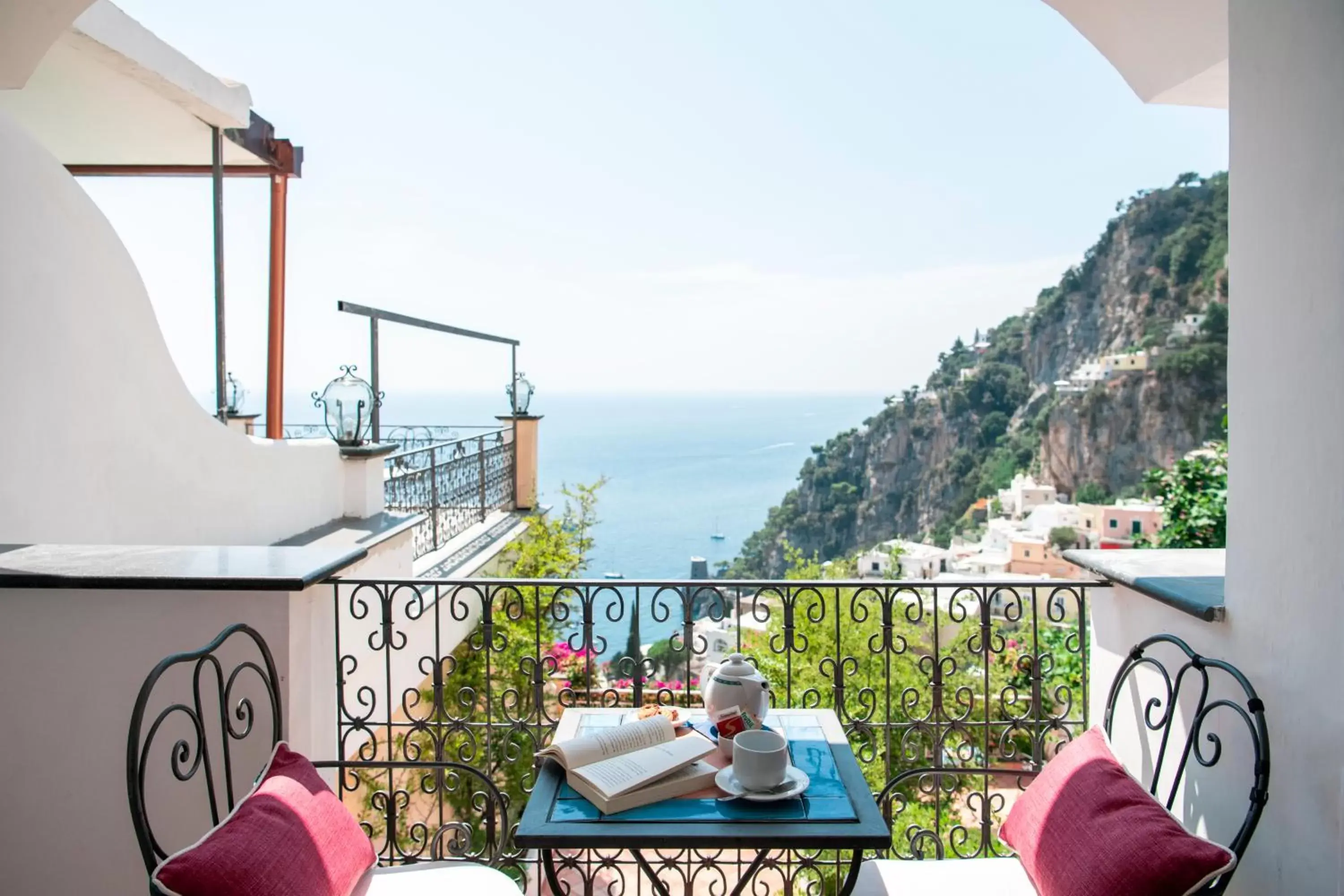 Balcony/Terrace in Positano Art Hotel Pasitea