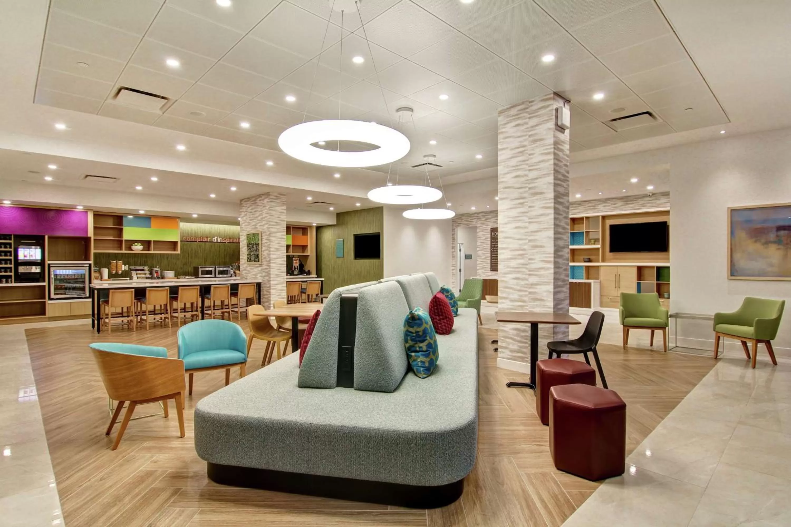 Lobby or reception in Home2 Suites By Hilton Montreal Dorval